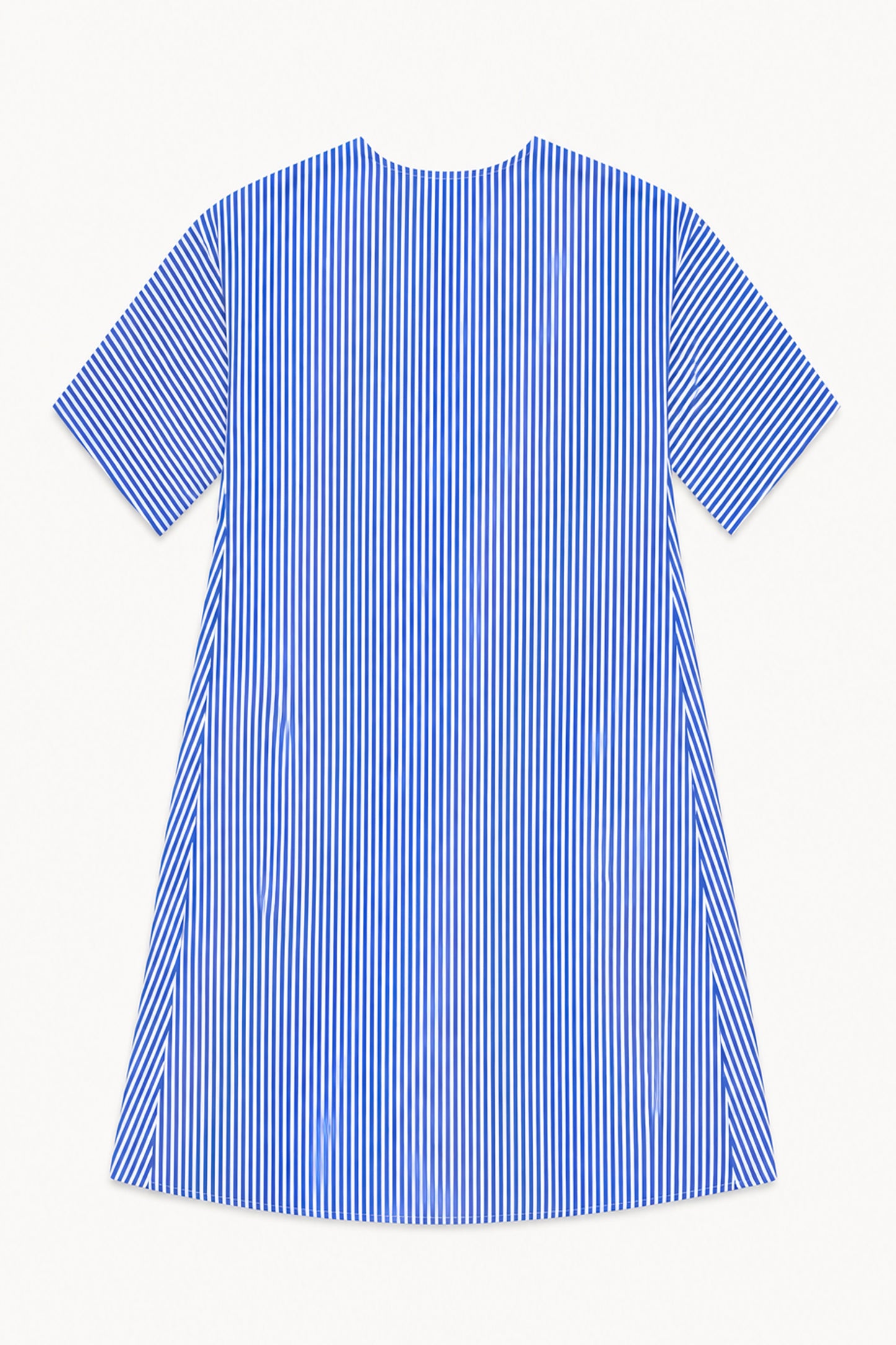 OVERSIZED PAINTED DRESS BLUE