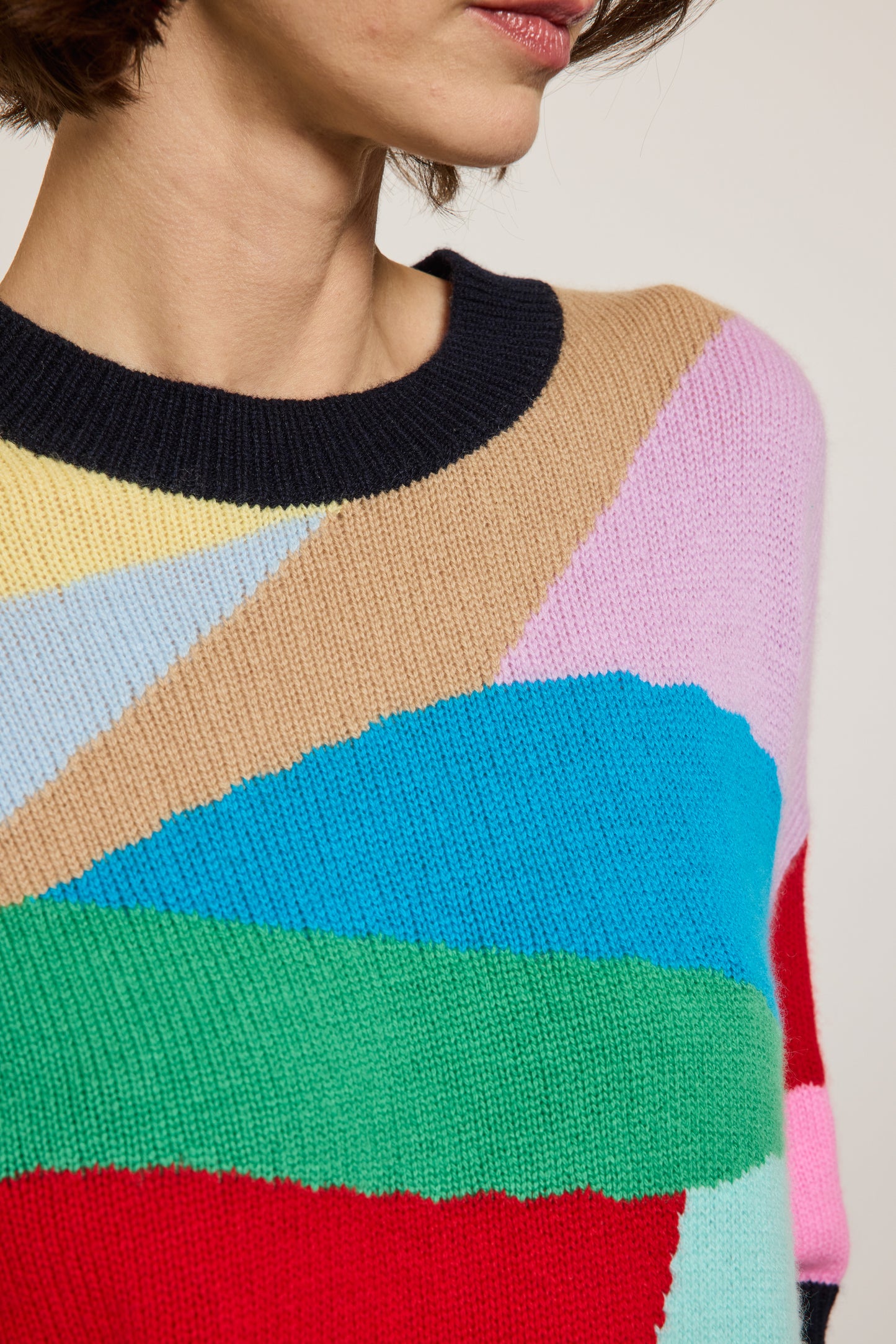 PULL INTERSIA MULTICOLORE