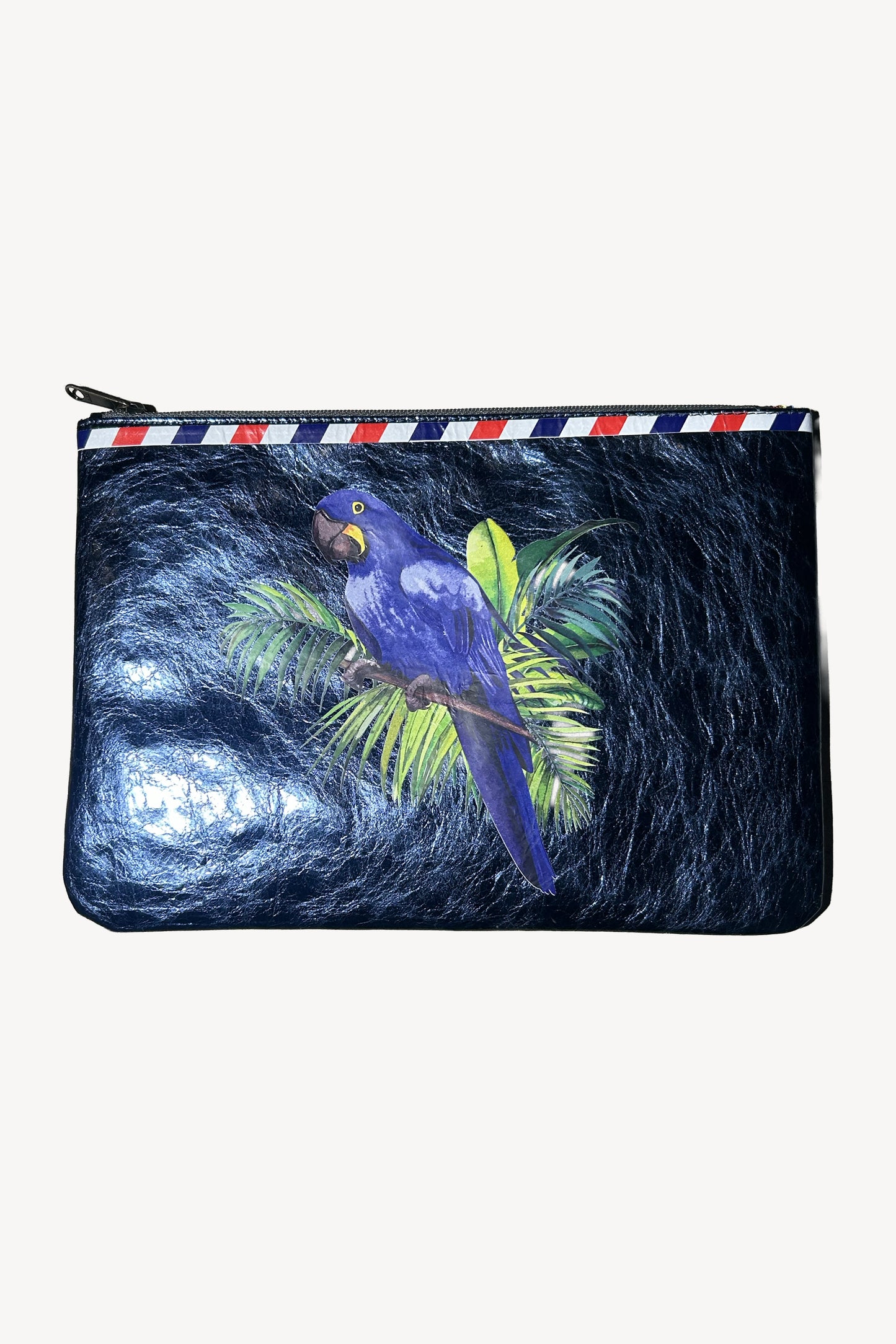 POCHETTE LAMÉ BLEUE
