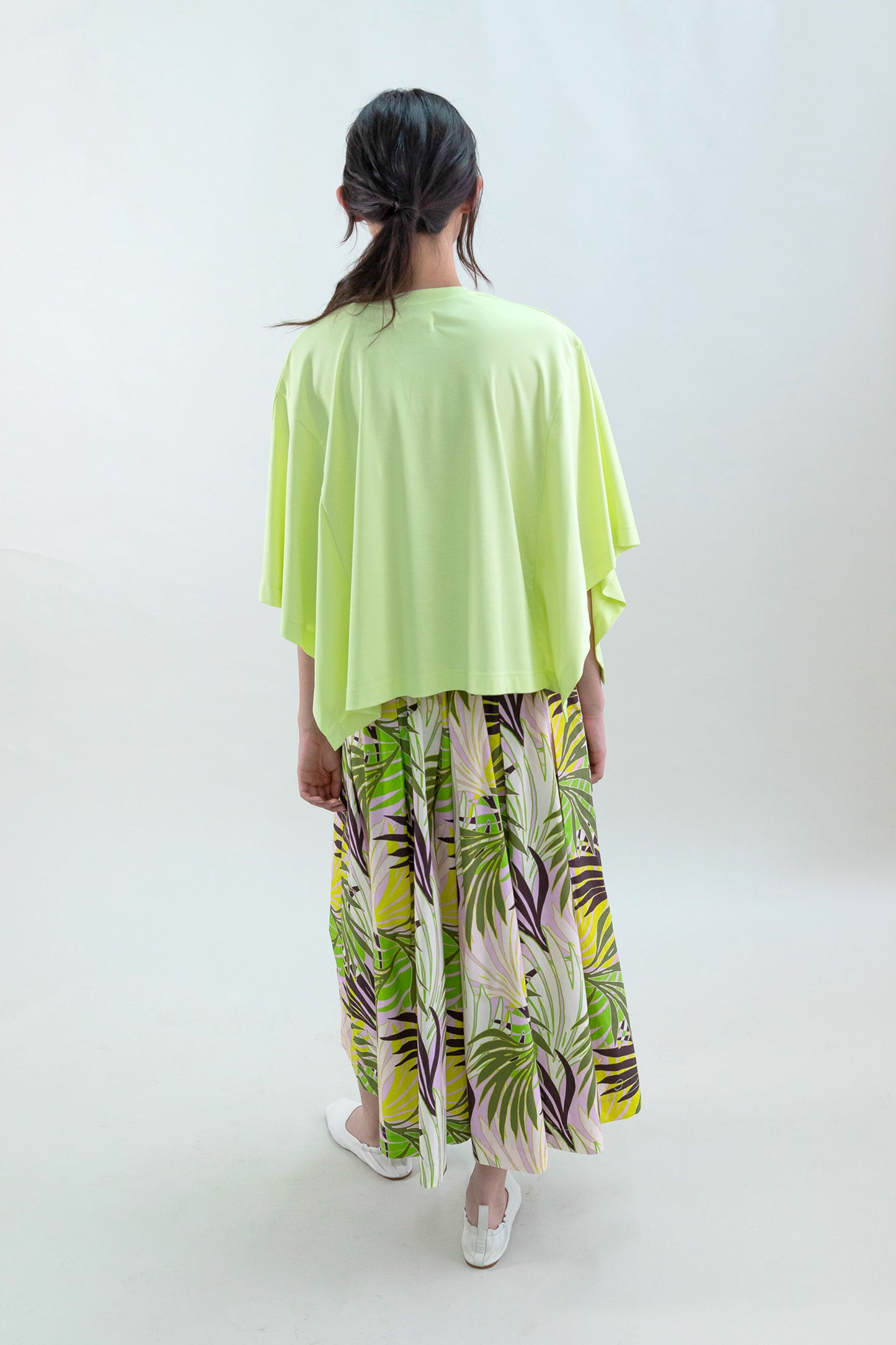 JUPE CULOTTE PALMIERS MULTICOLORE