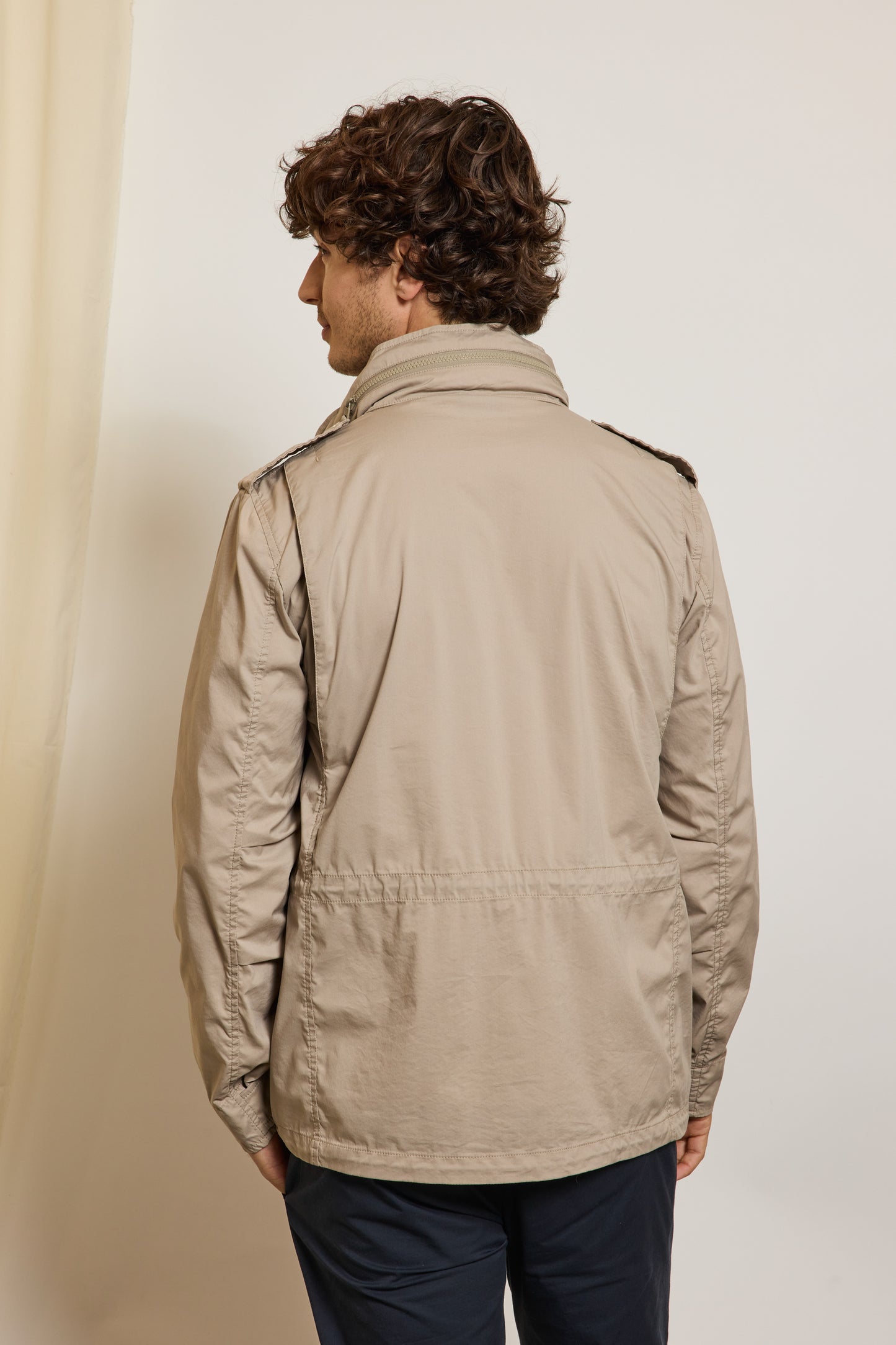 SAHARIENNE EN COTON BEIGE