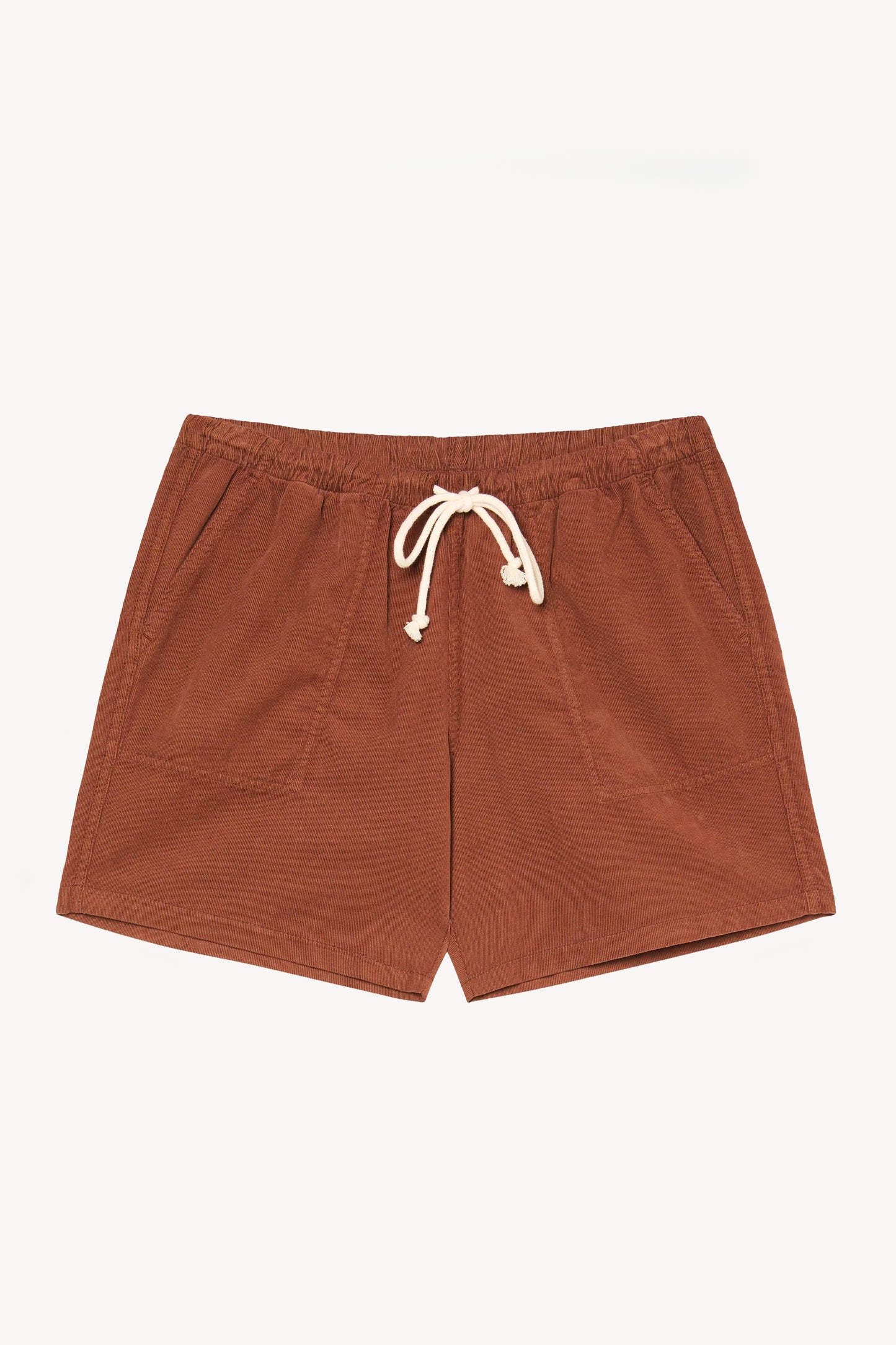 BERMUDA EN VELOURS ORANGE