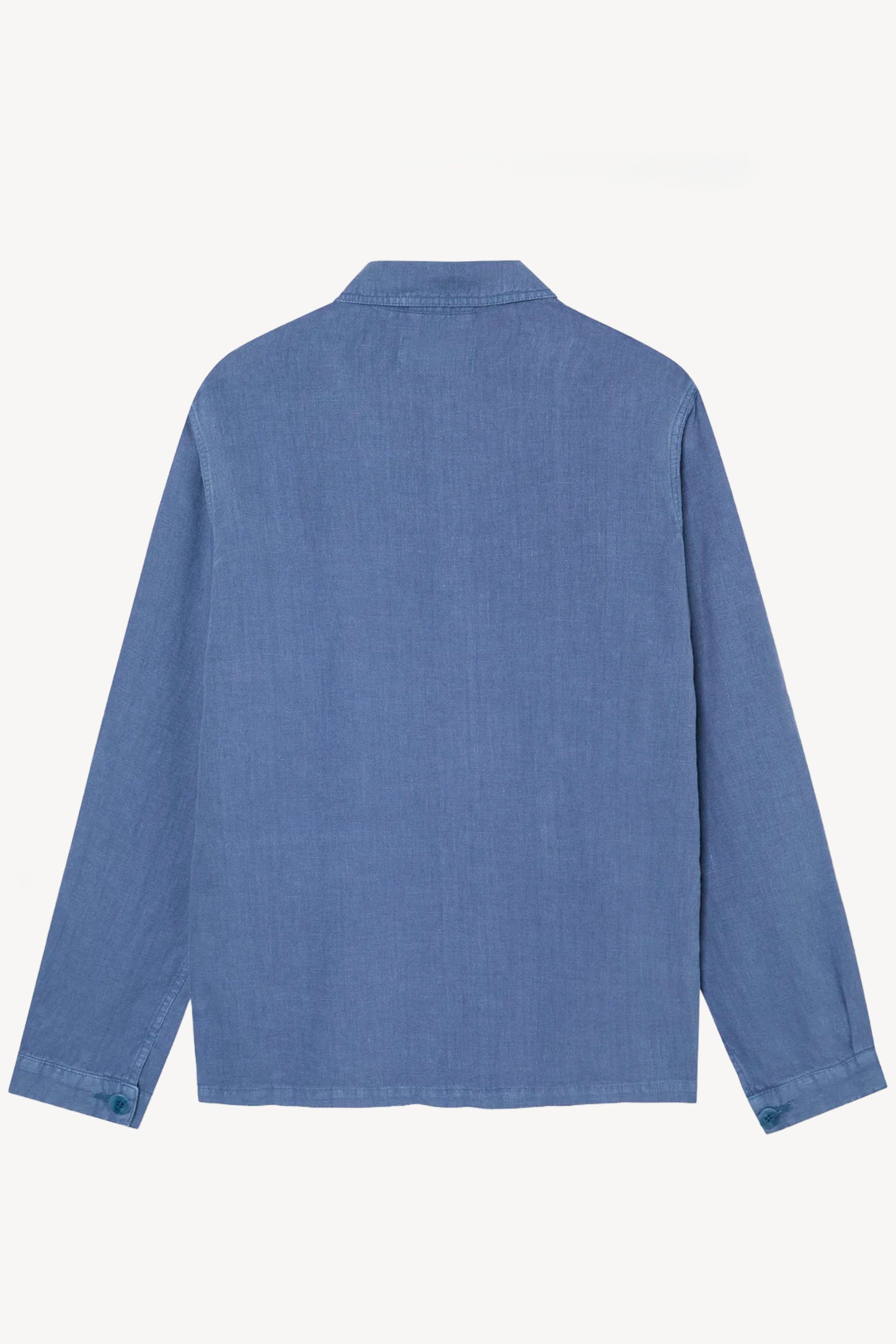 BLOUSON EN LIN BLEU