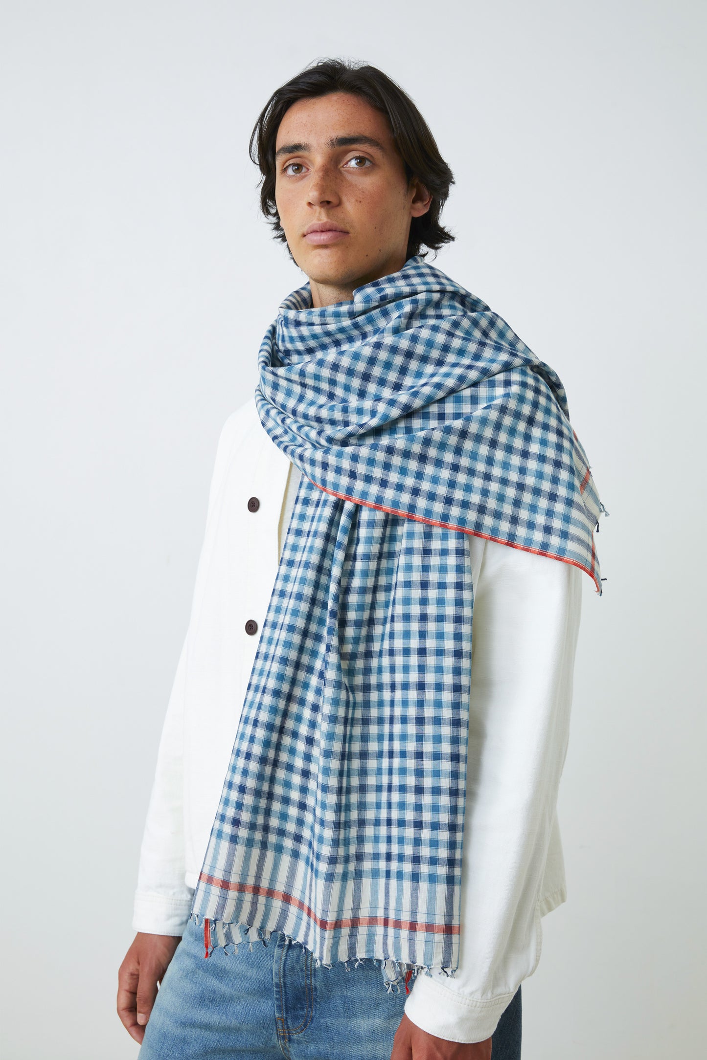 BANDANA EN COTON BLEU