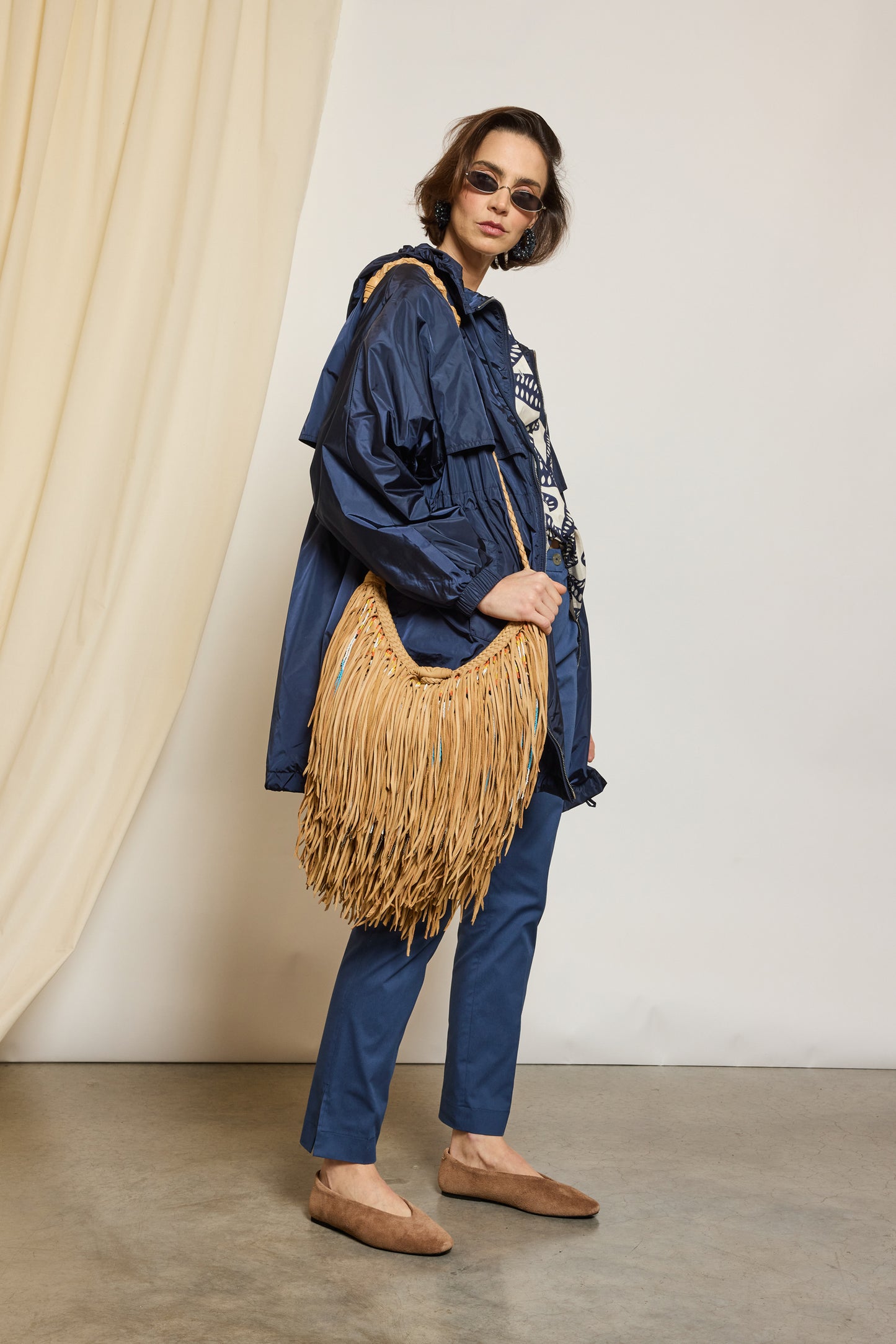 SAC À FRANGES NATUREL
