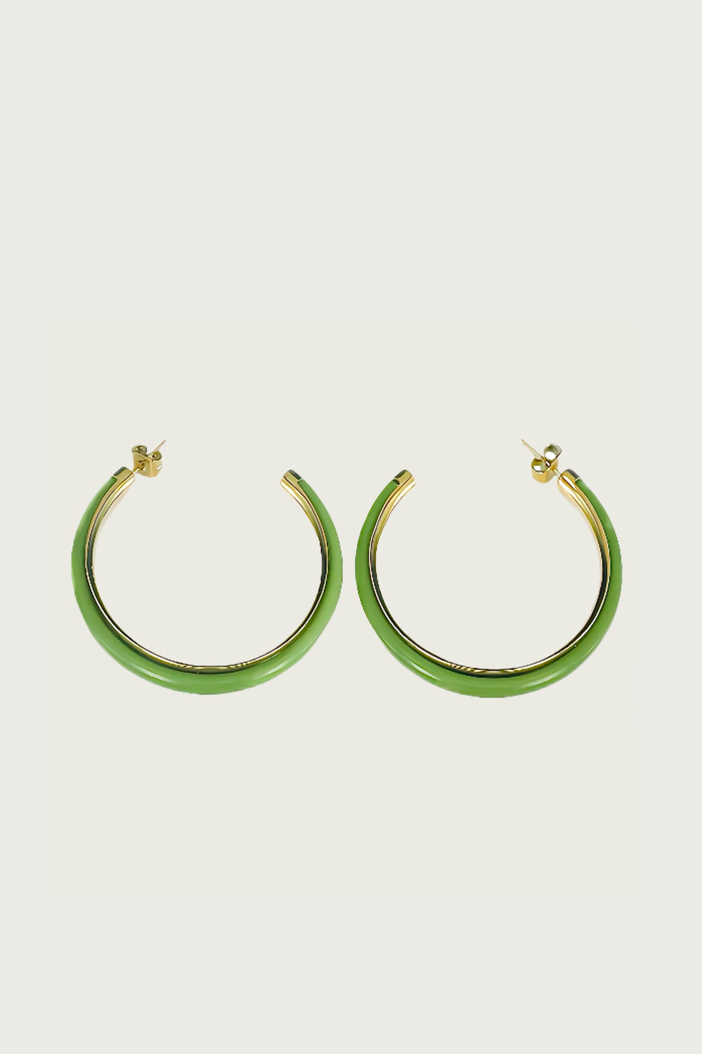 BOUCLES D'OREILLE VERT
