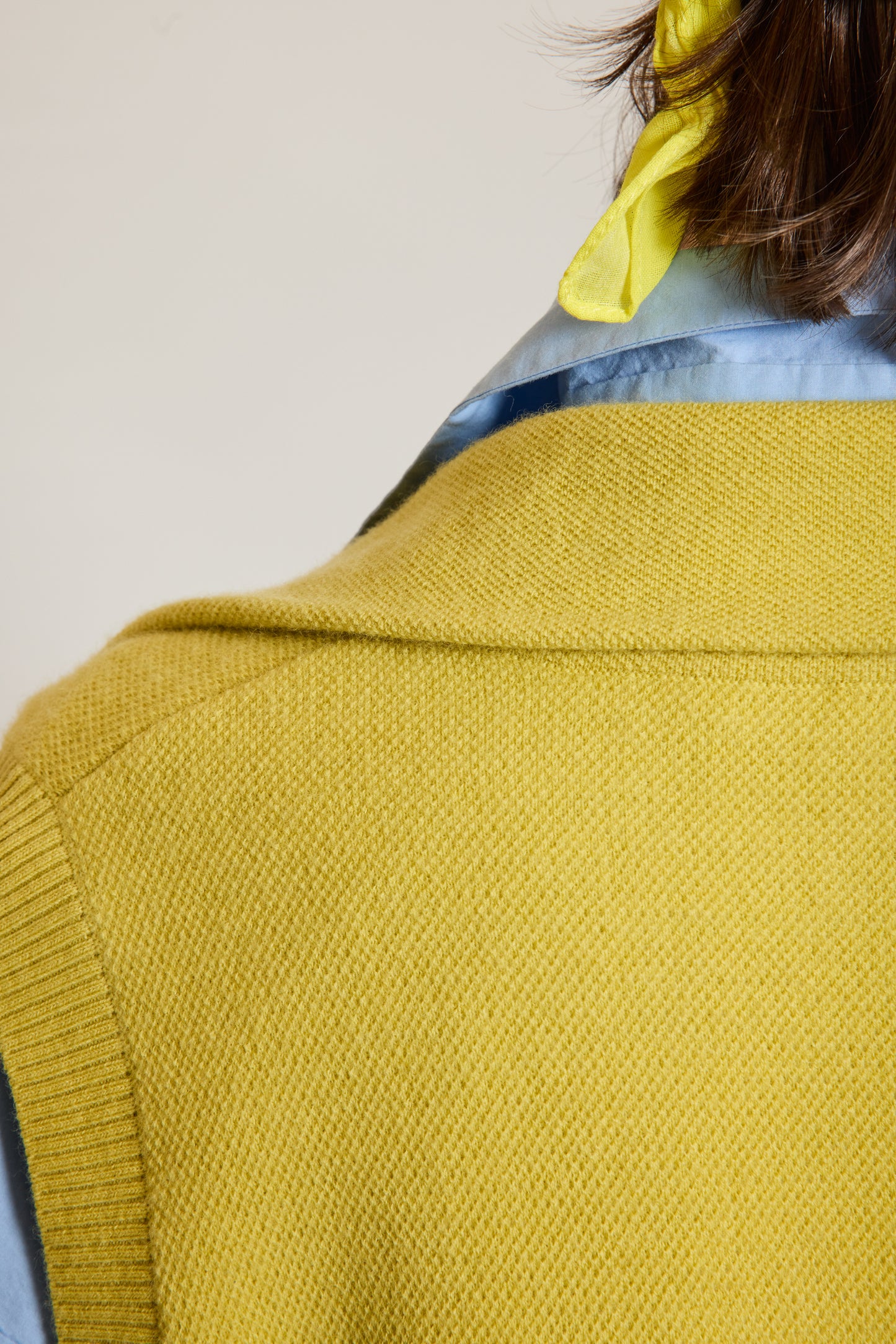 CARDIGAN ZIPPÉ LIME