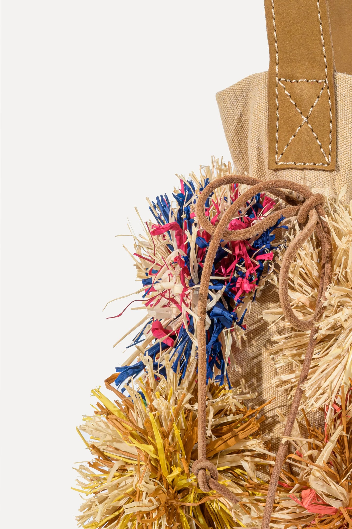 SAC EN RAFFIA MULTICOLORE