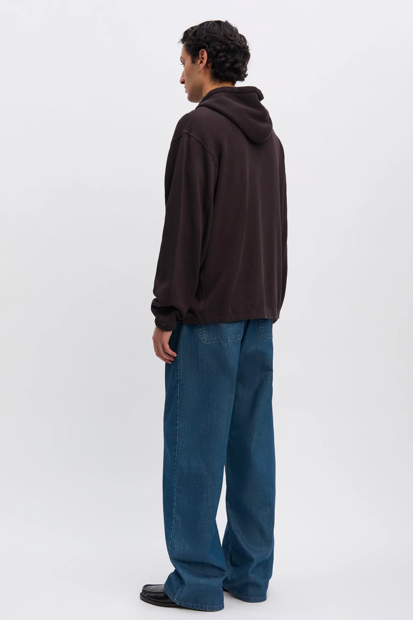 HOODED CARDIGAN CHOCOLATE