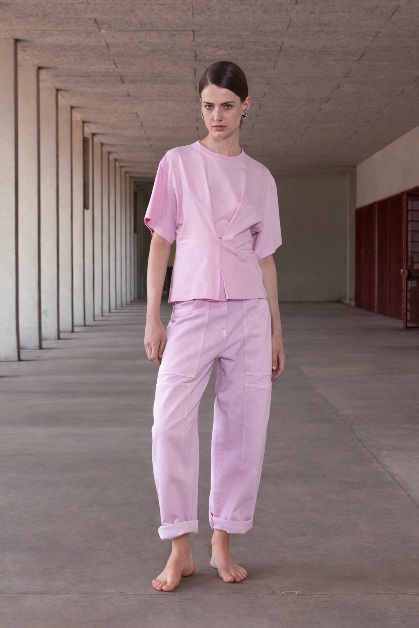 FITTED T-SHIRT PINK