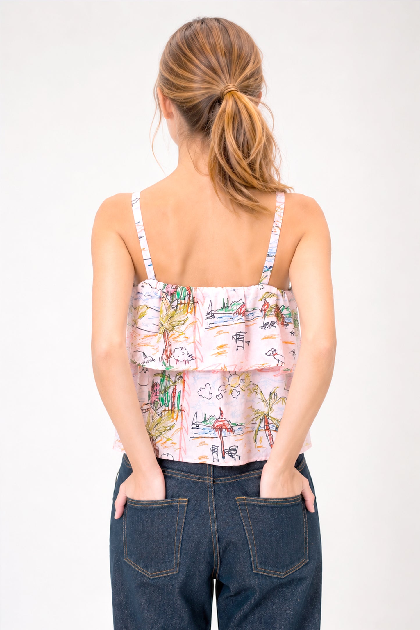 REMINI TOP PINK