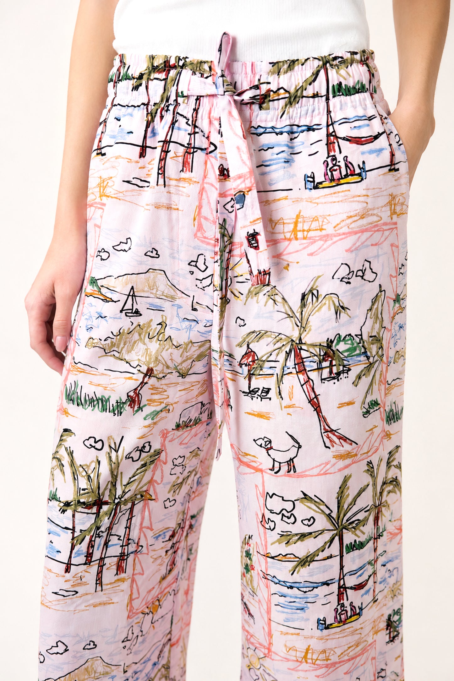 PANTALON REMINI ROSE