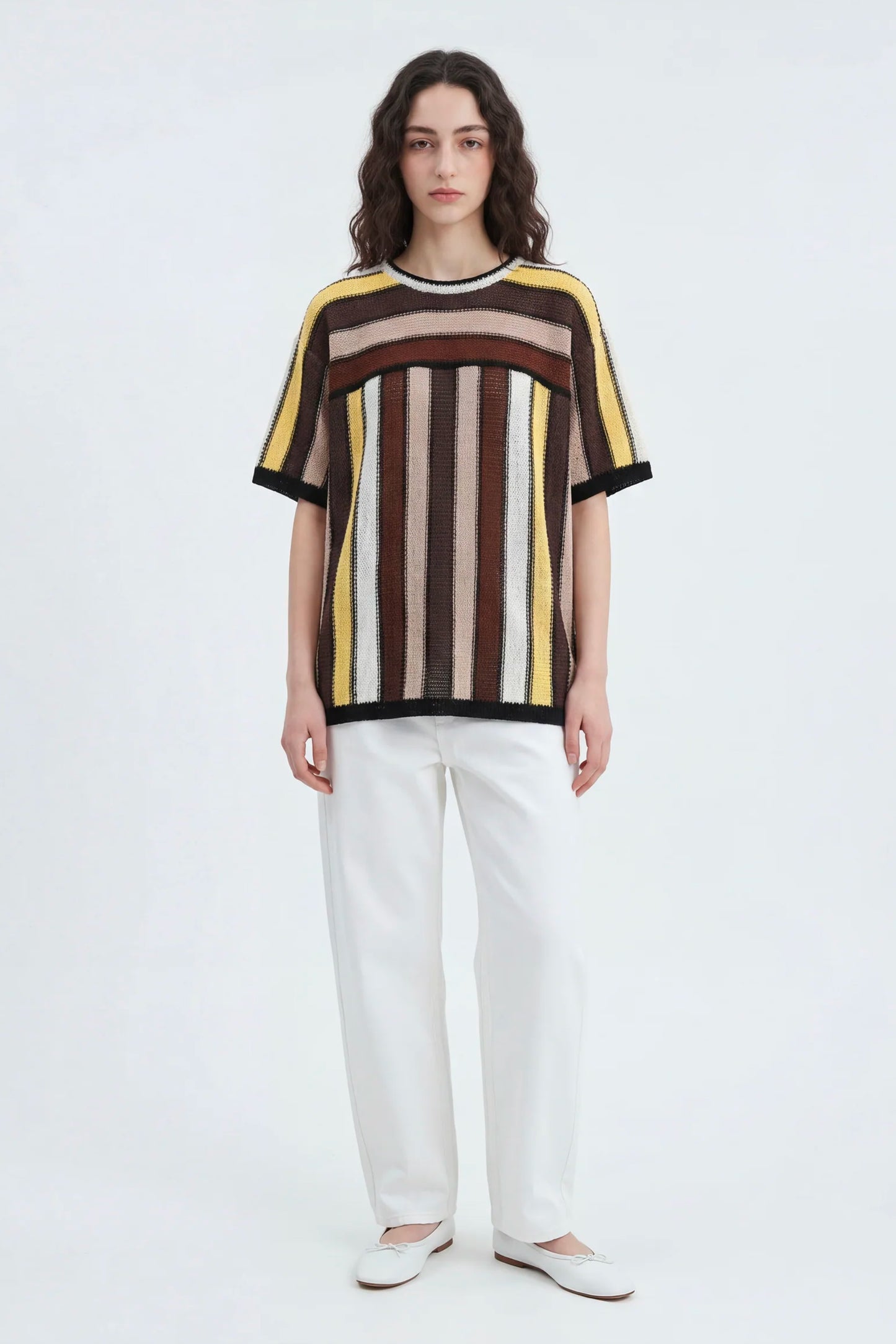 STRIPED T-SHIRT YELLOW