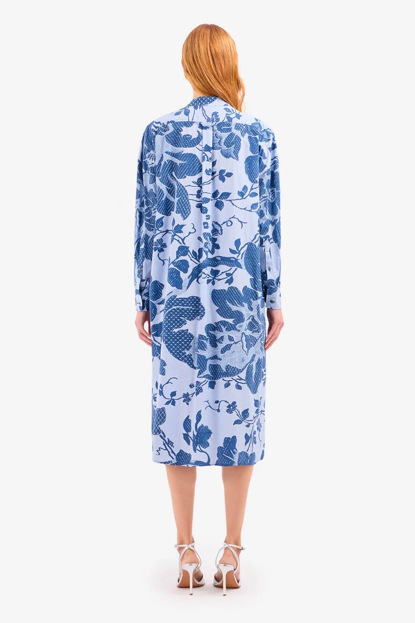 ROBE PLASTRON BLEUE