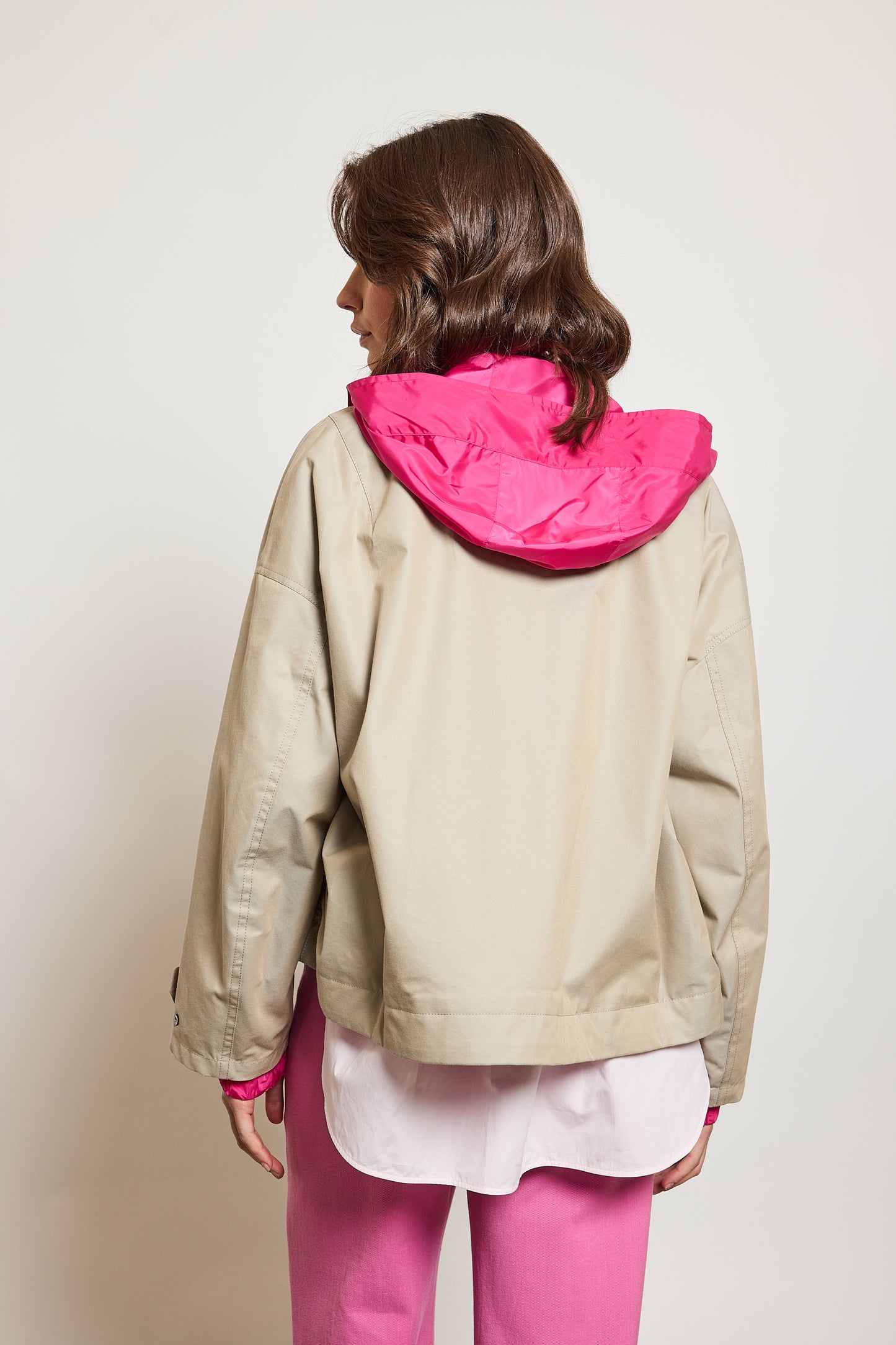 BLOUSON DÉPERLANT FUSCHIA