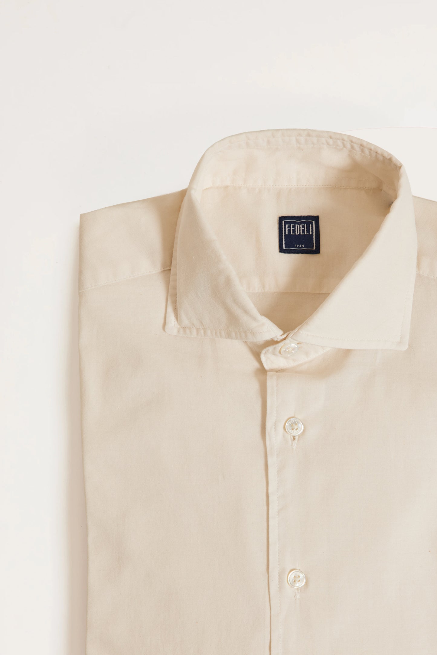 CHEMISE EN VOILE DE COTON CRAIE