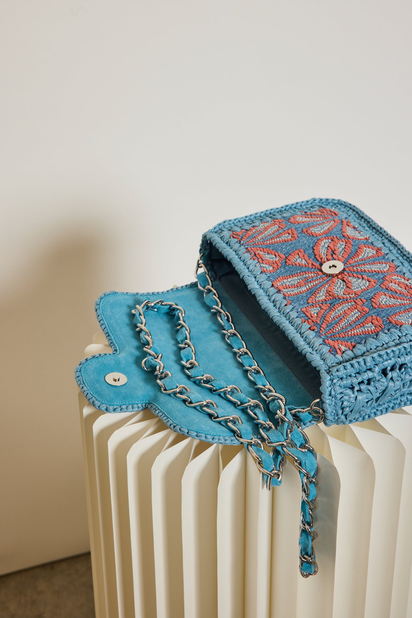 SAC FLEURS MOYEN CORAIL