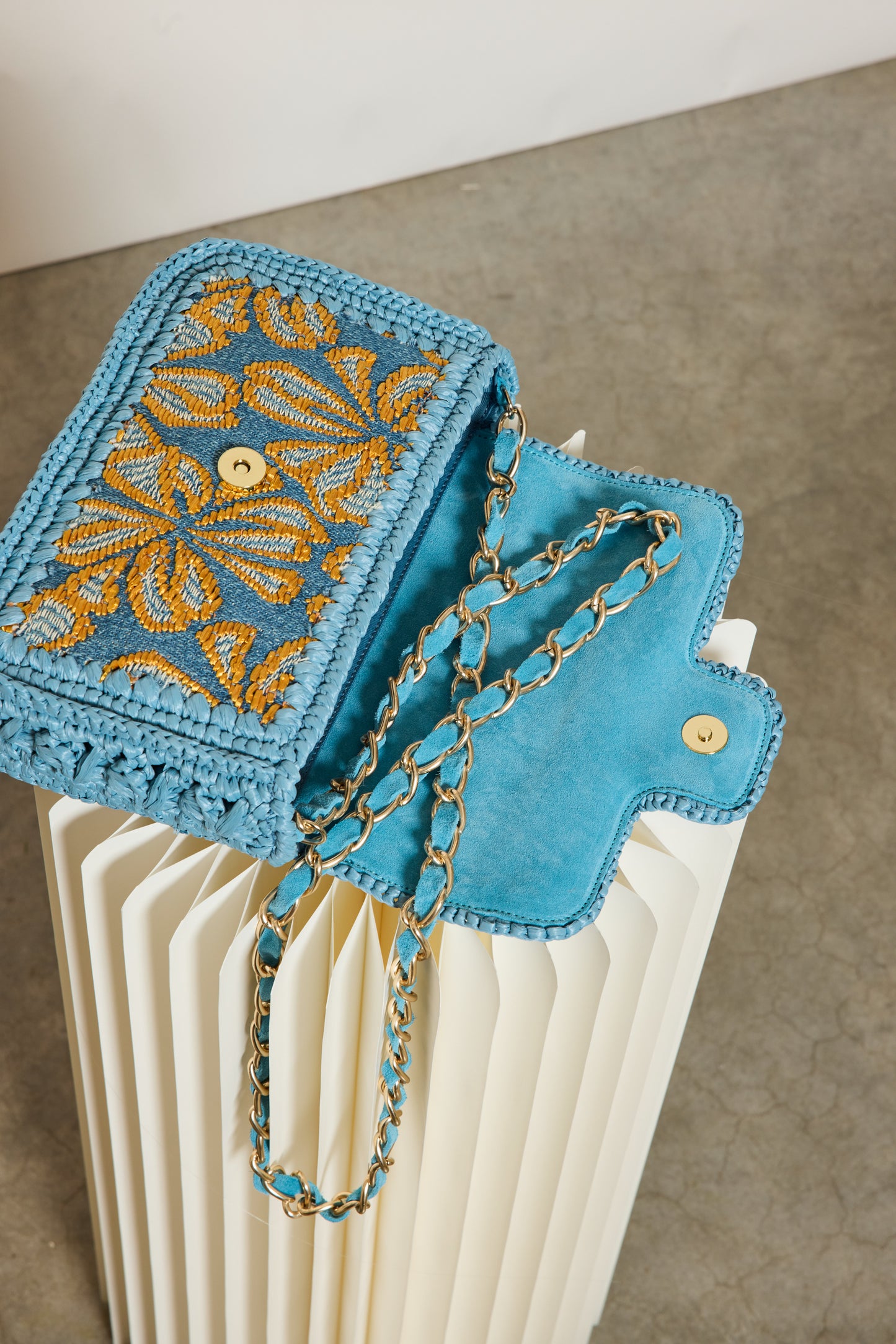 SAC FLEURS MOYEN JAUNE