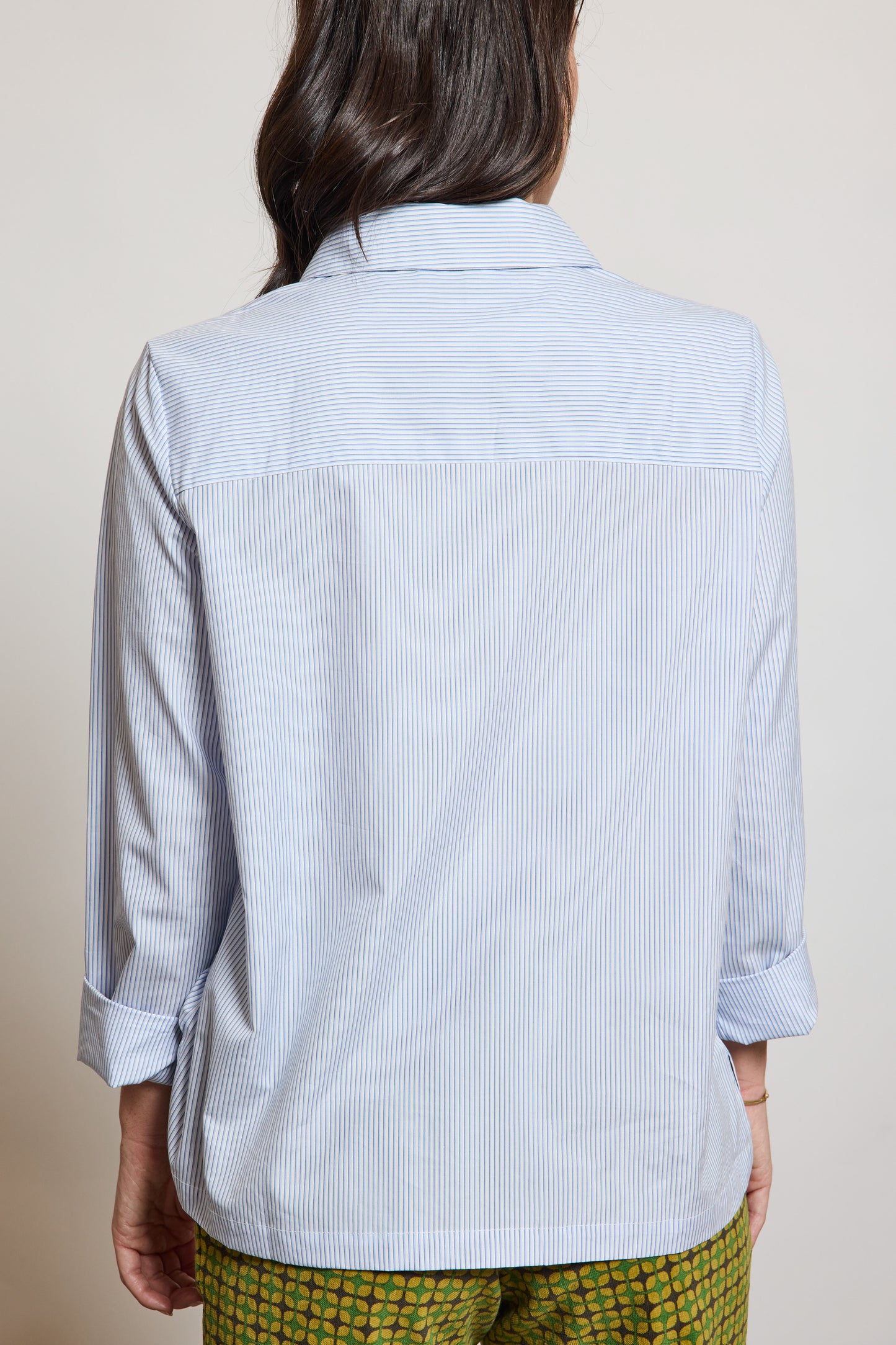 CHEMISE BOUQUET BLEUE