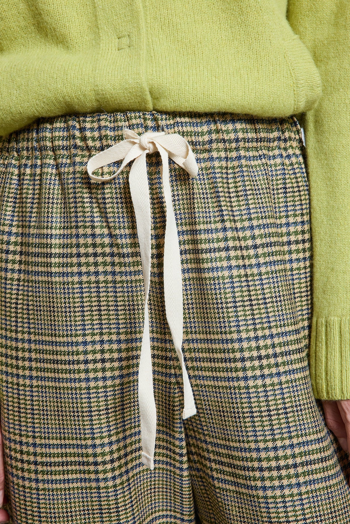 ELASTIC PANTS BEIGE
