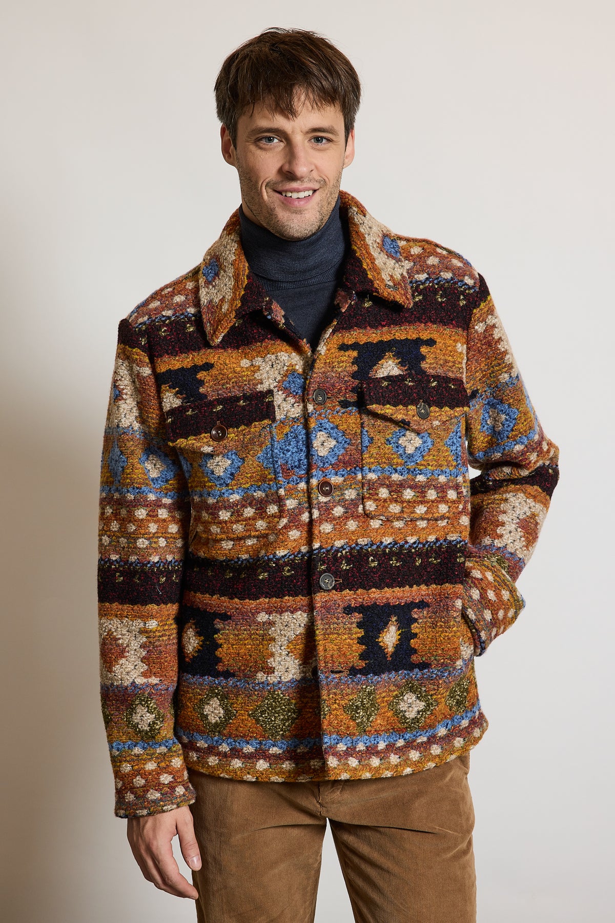 BLOUSON INCA ORANGE
