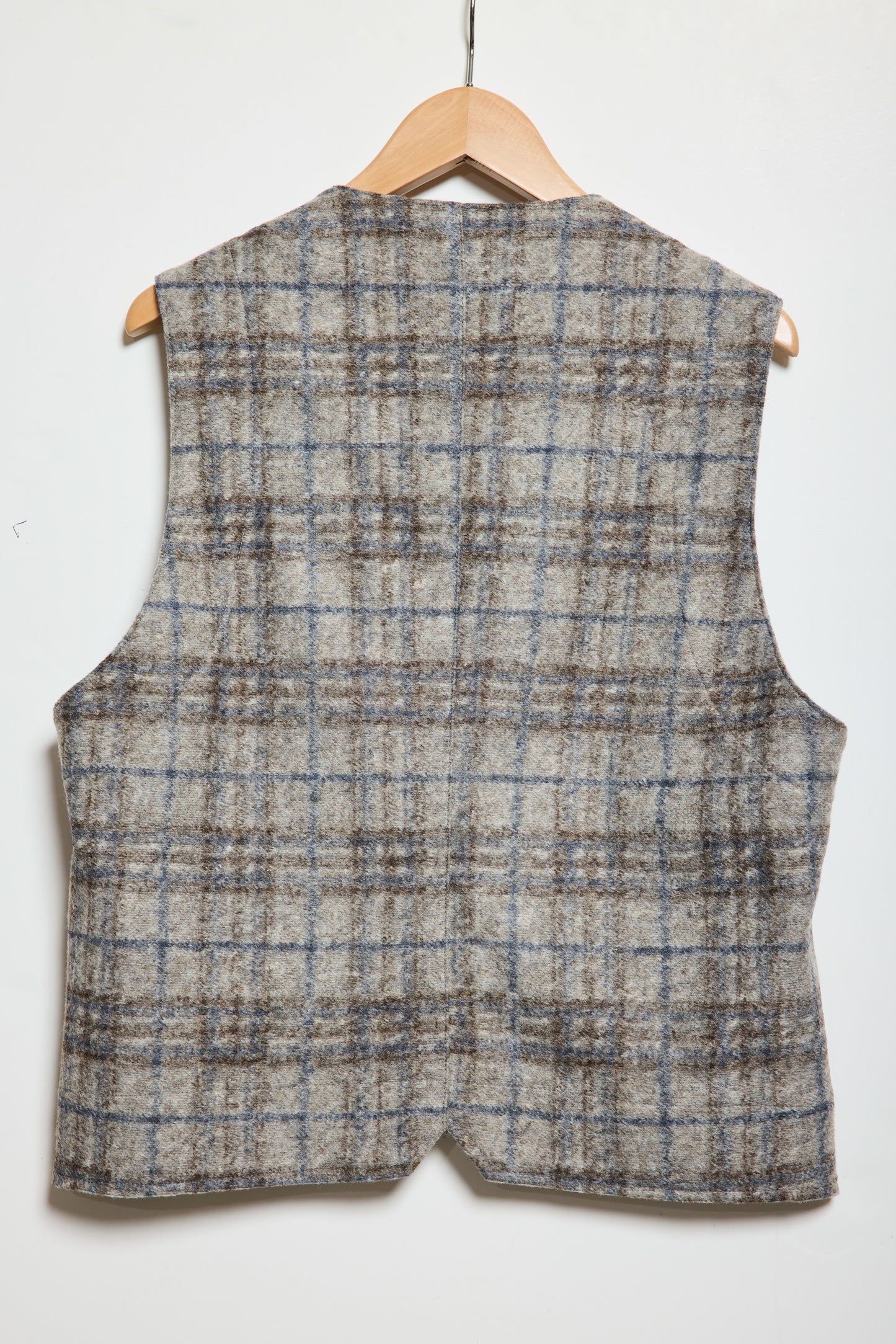 GILET TARTAN BEIGE