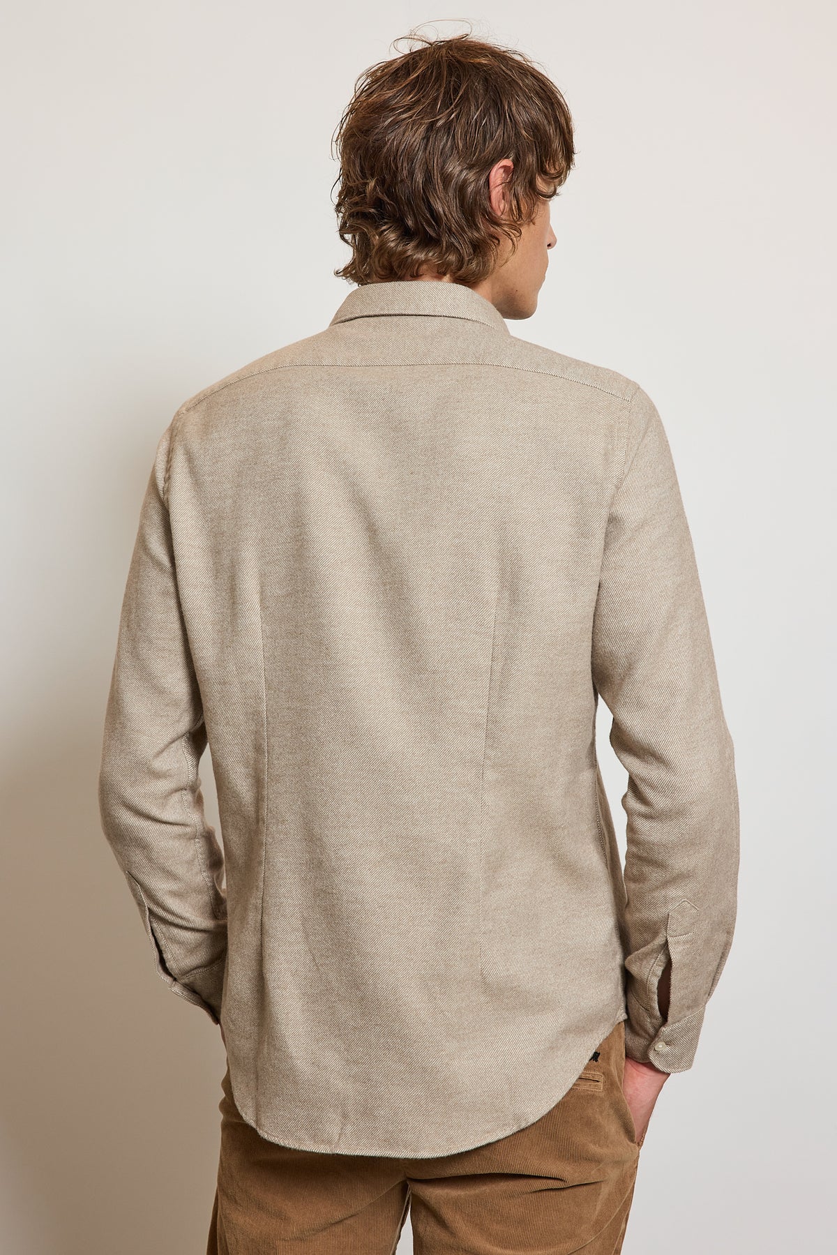 CHEMISE AJUSTÉE PILOU BEIGE