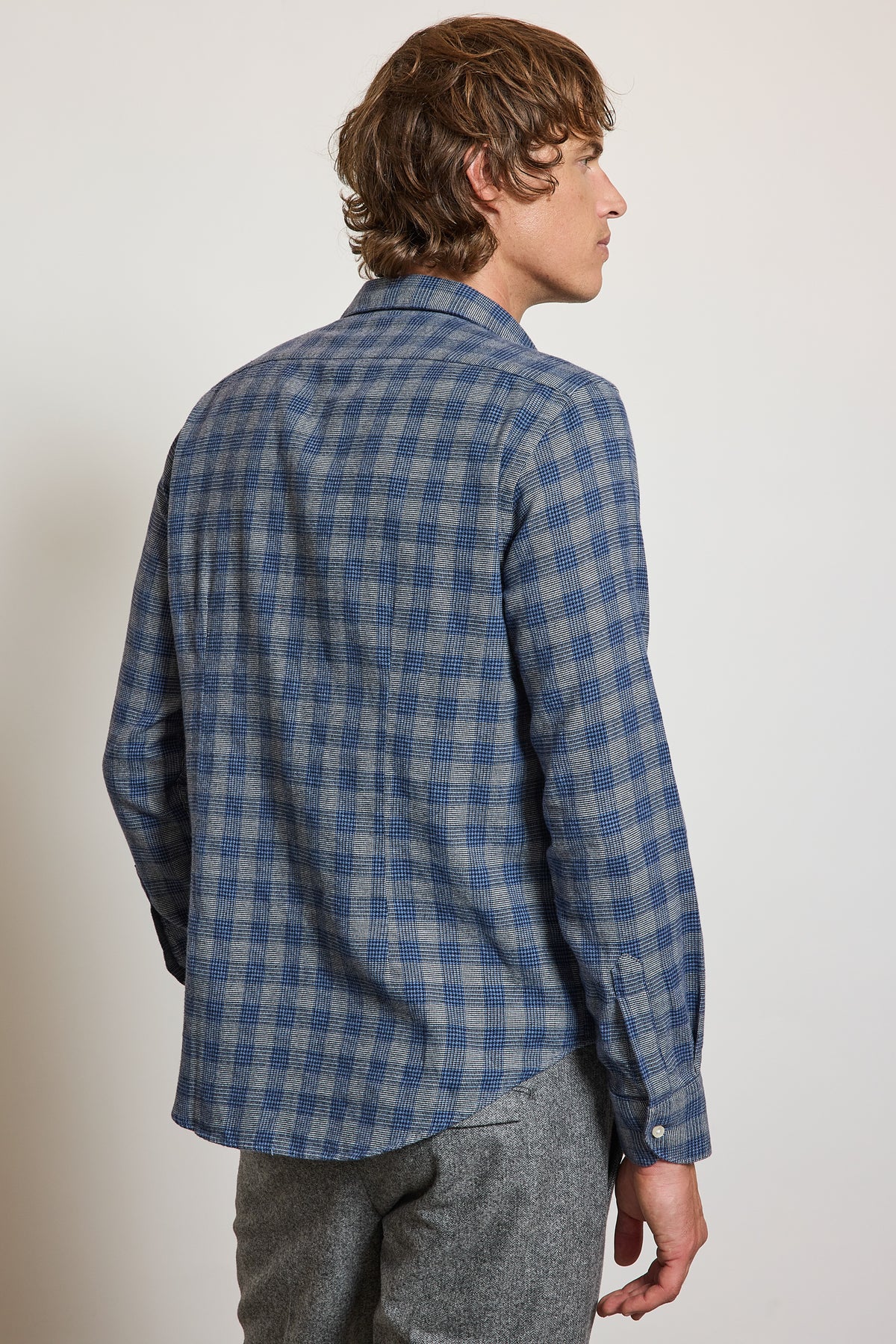 CHEMISE AJUSTÉE PILOU TARTAN BLUE