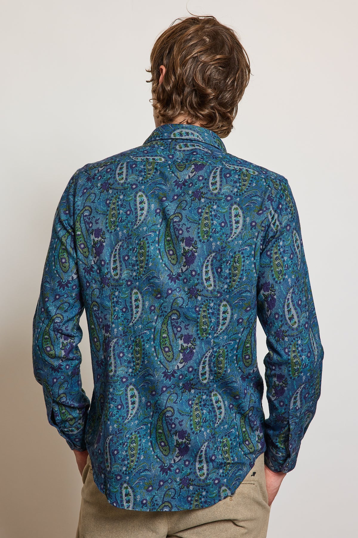 CHEMISE AJUSTÉE PILOU CACHEMIRE