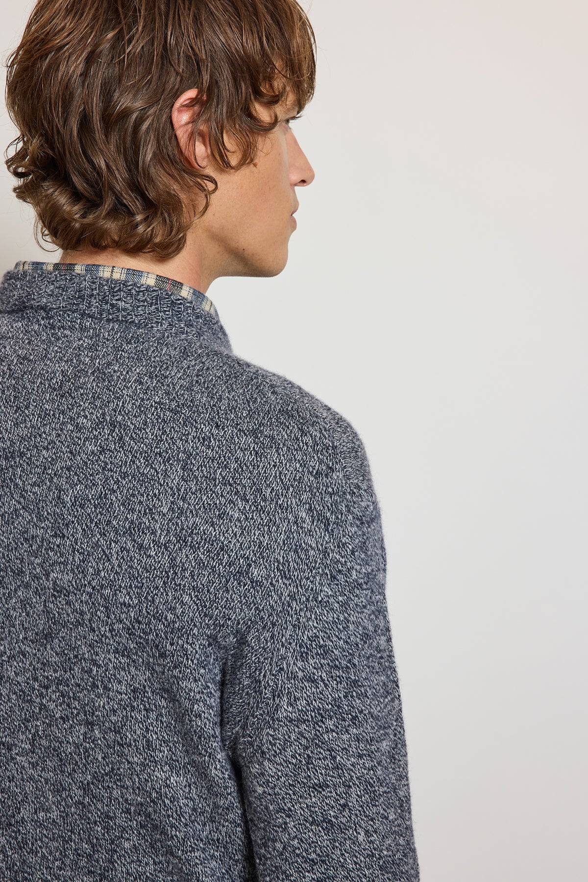 PULL LAINE & CACHEMIRE BLEU
