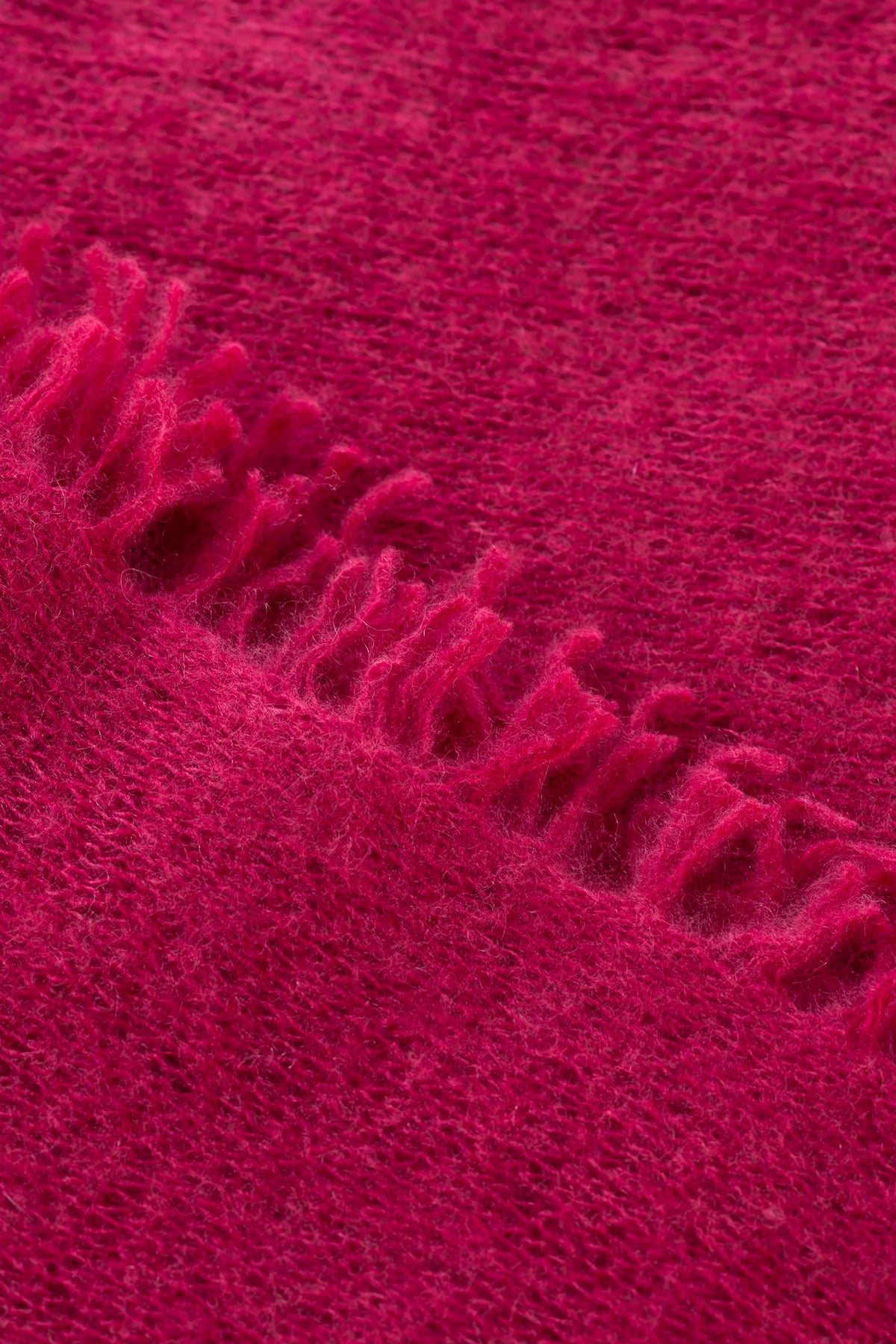 CASHMERE GAUZE SCARF BEET RED