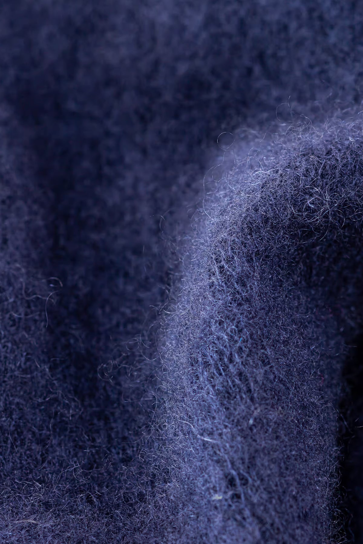 CASHMERE GAUZE SCARF navy