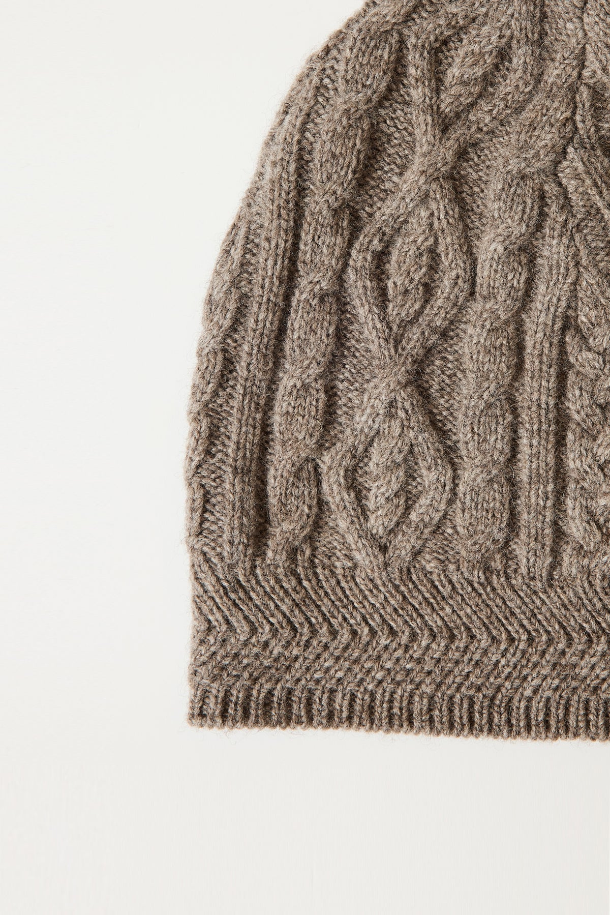 WOOL CAP TAUPE