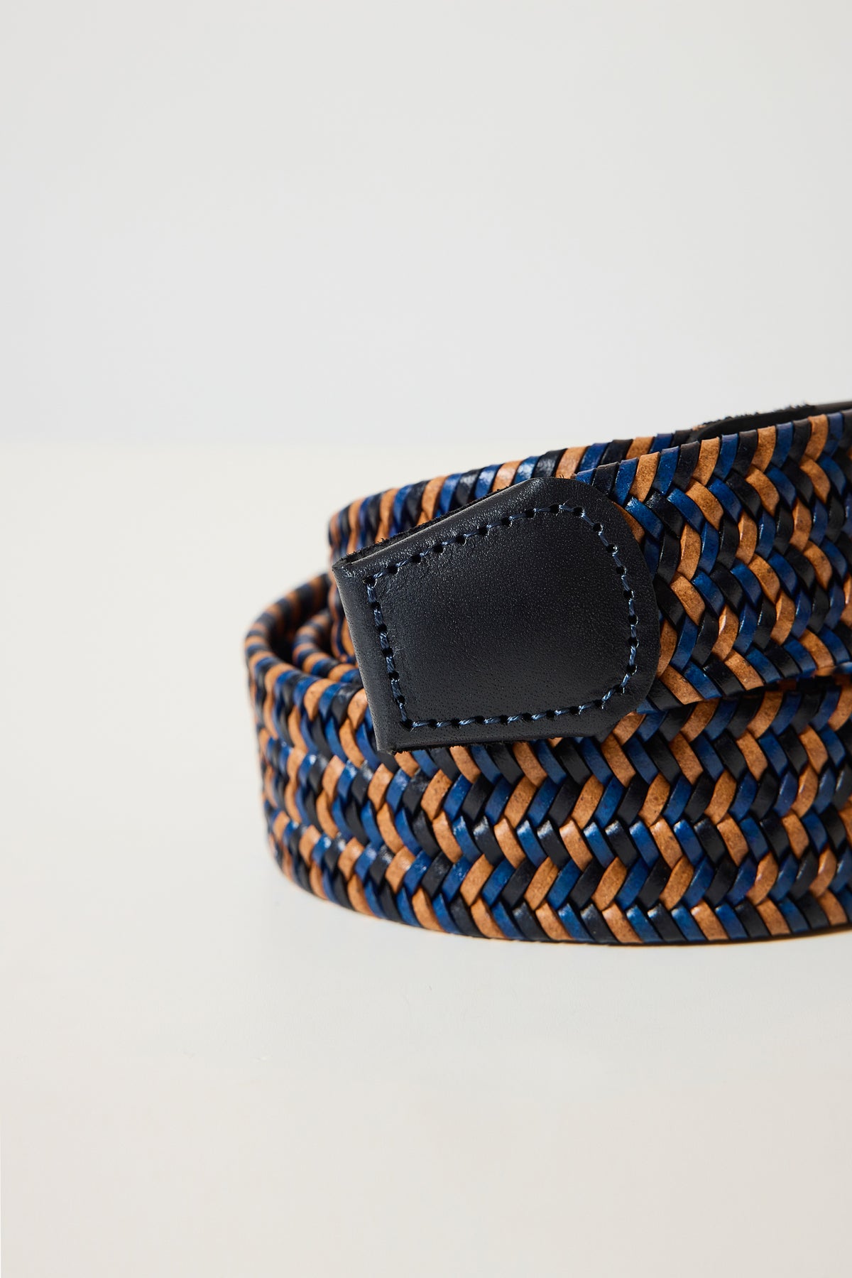 LEATHER BELT MULTICOLORED