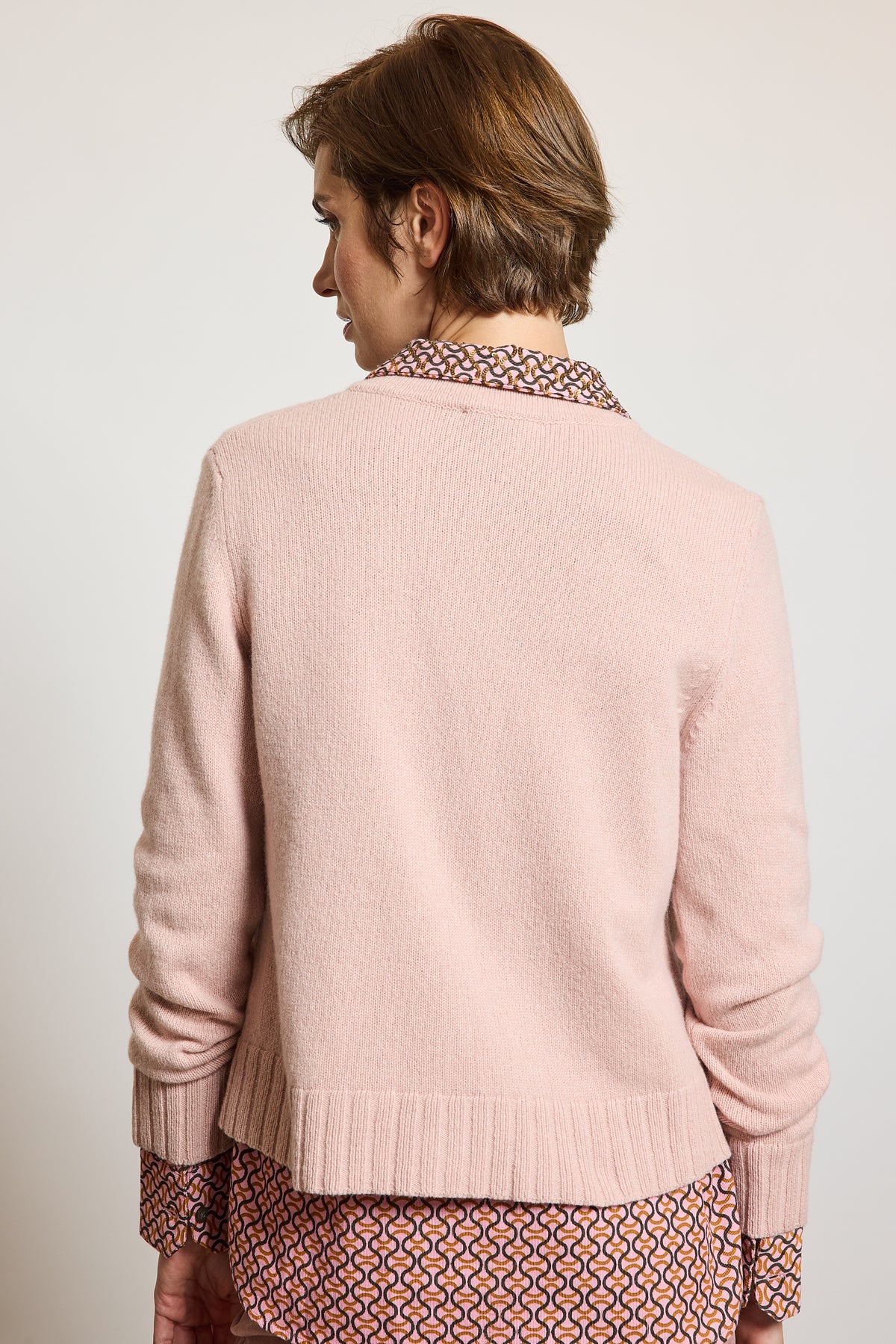 CASHMERE JACKET PINK