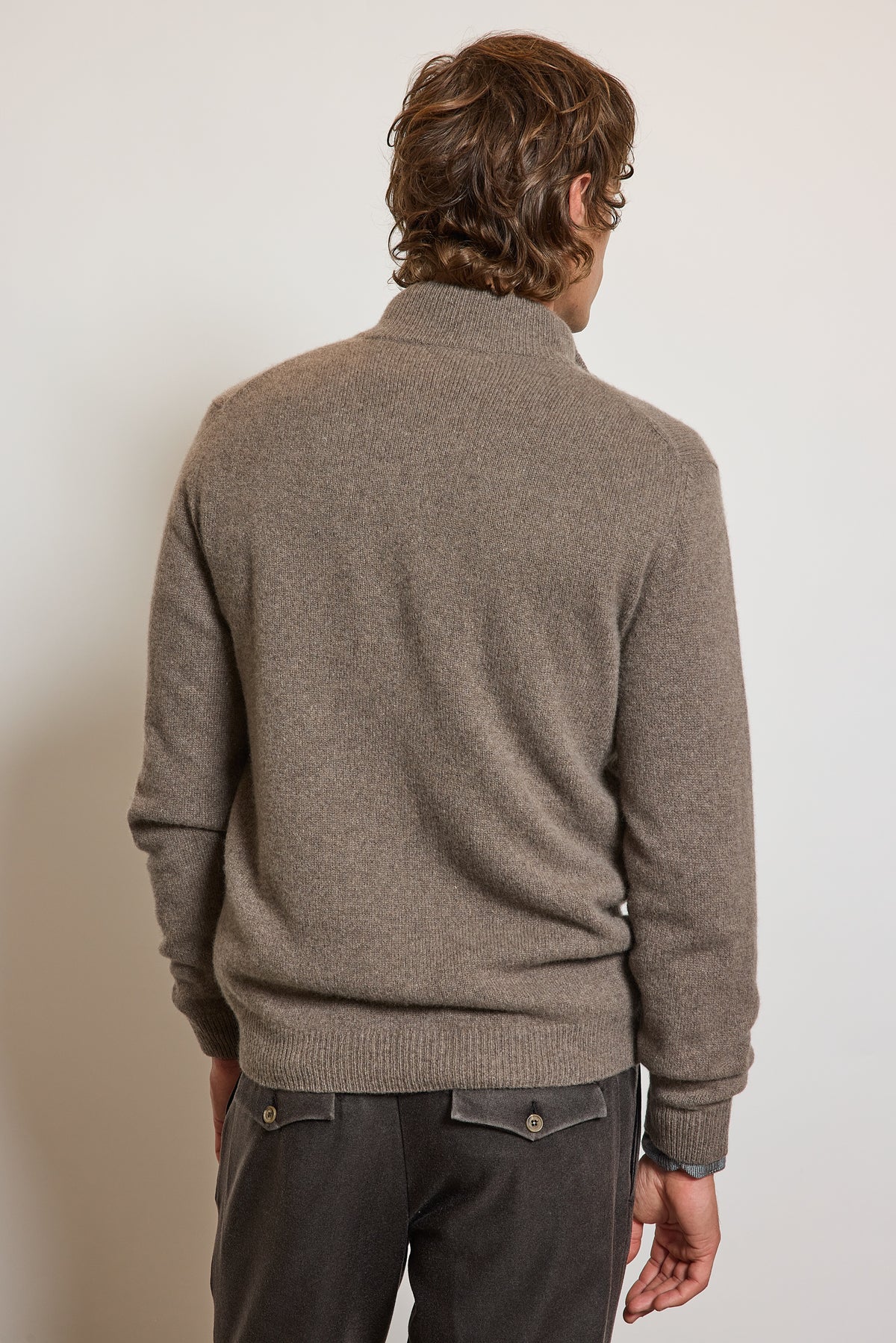 CARDIGAN EN CACHEMIRE TAUPE