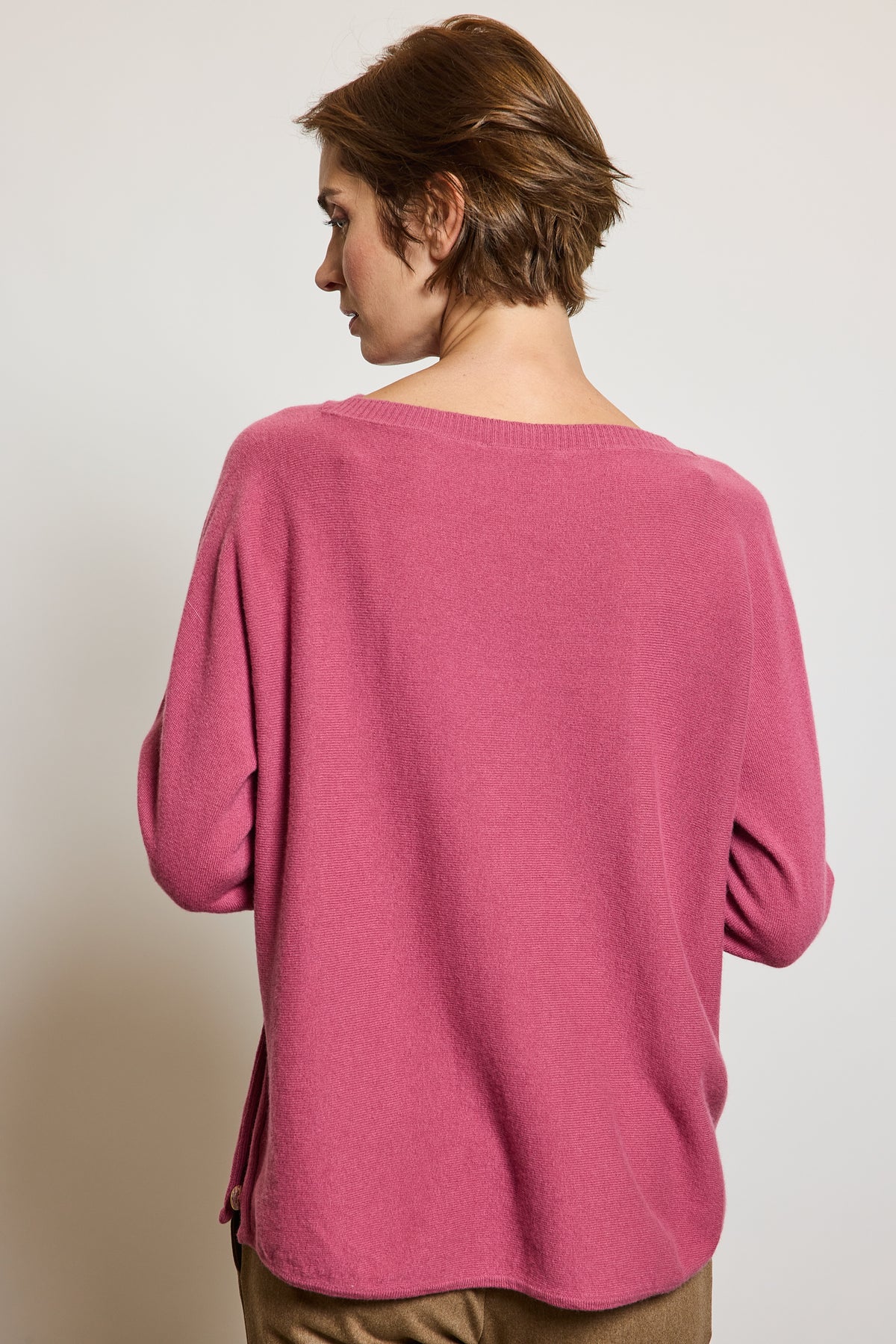 PULL EN LAINE ET CACHEMIRE BRUYÈRE
