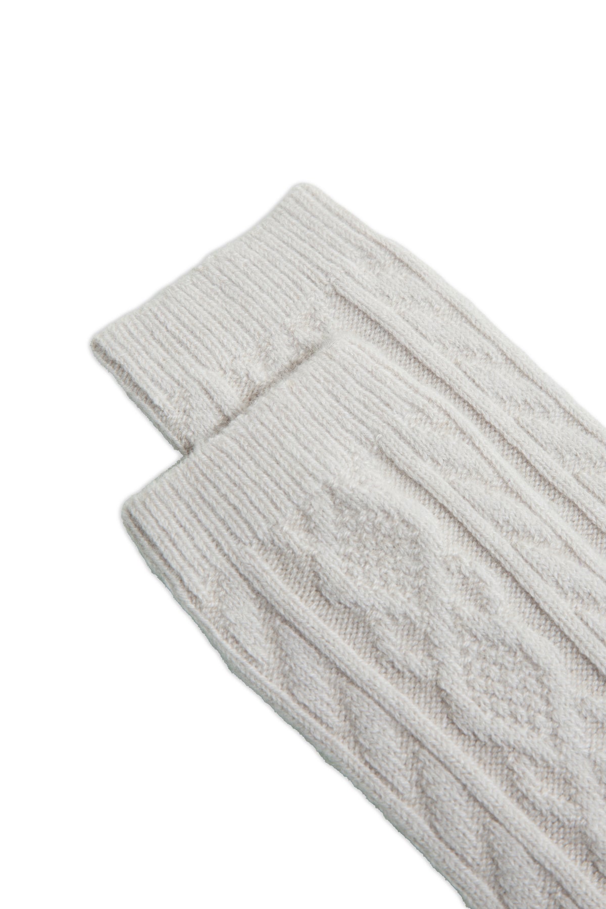 SOCKS IN CASHMERE CHALK