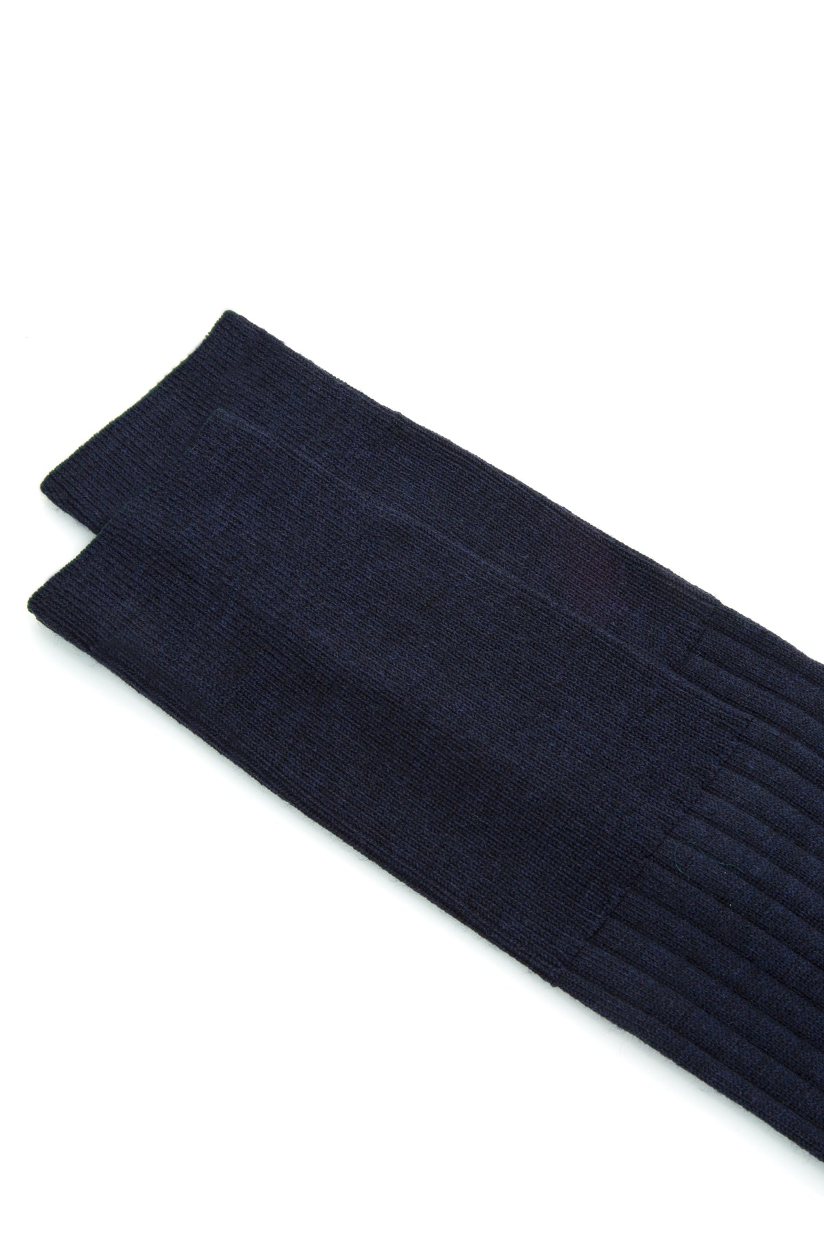 CHAUSSETTES HAUTES EN LAINE MARINE