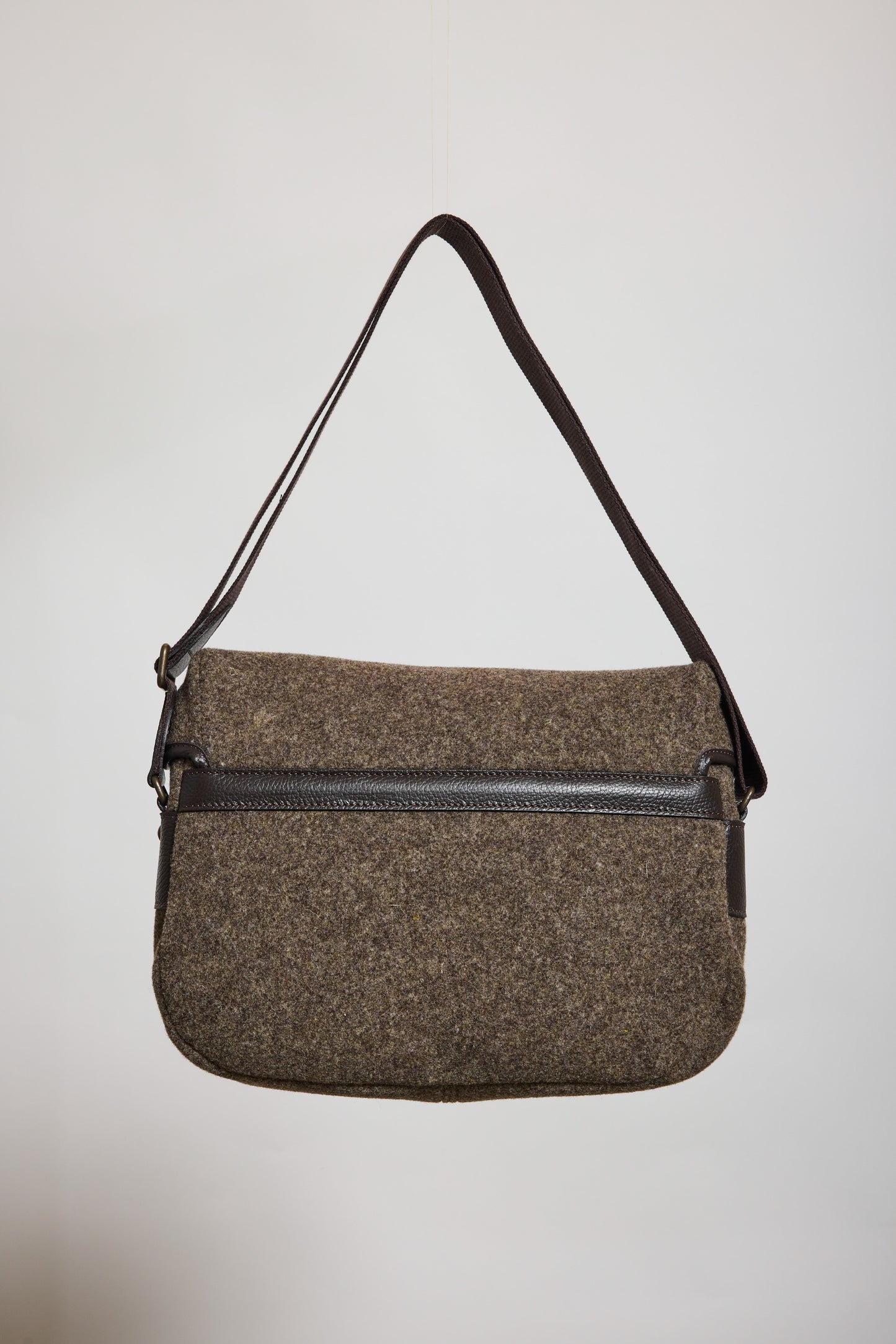 BESACE TWEED KAKI