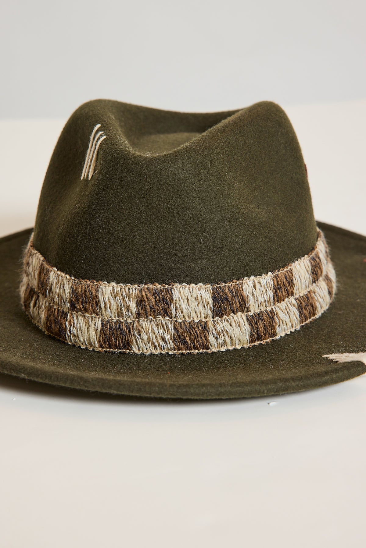 CHAPEAU BRODÉ KAKI