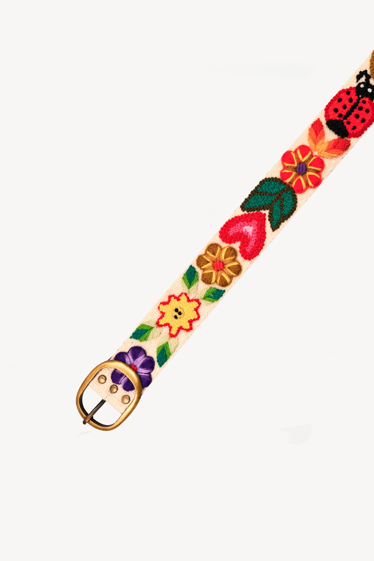 CEINTURE BRODÉEE BLANCHE