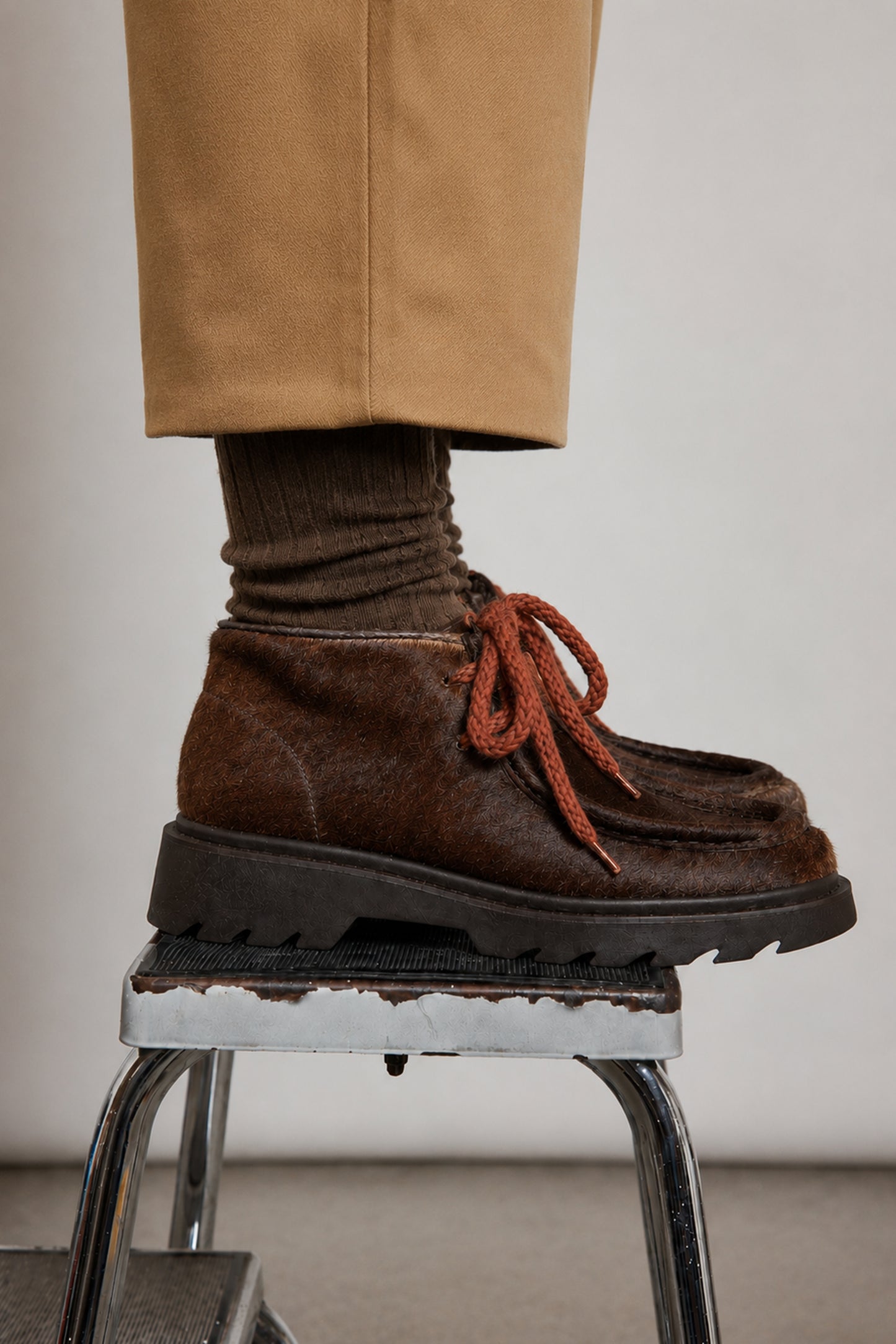 BOOTS EN DAIM NOISETTE
