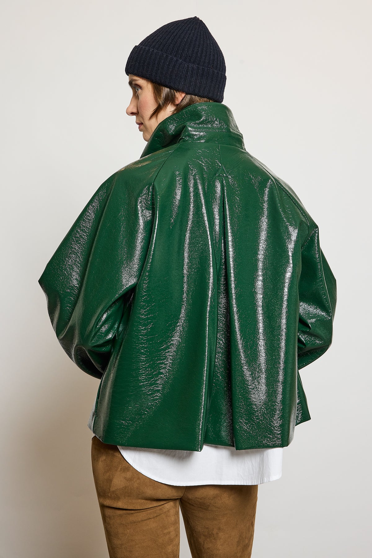 VINYL JACKET GREEN