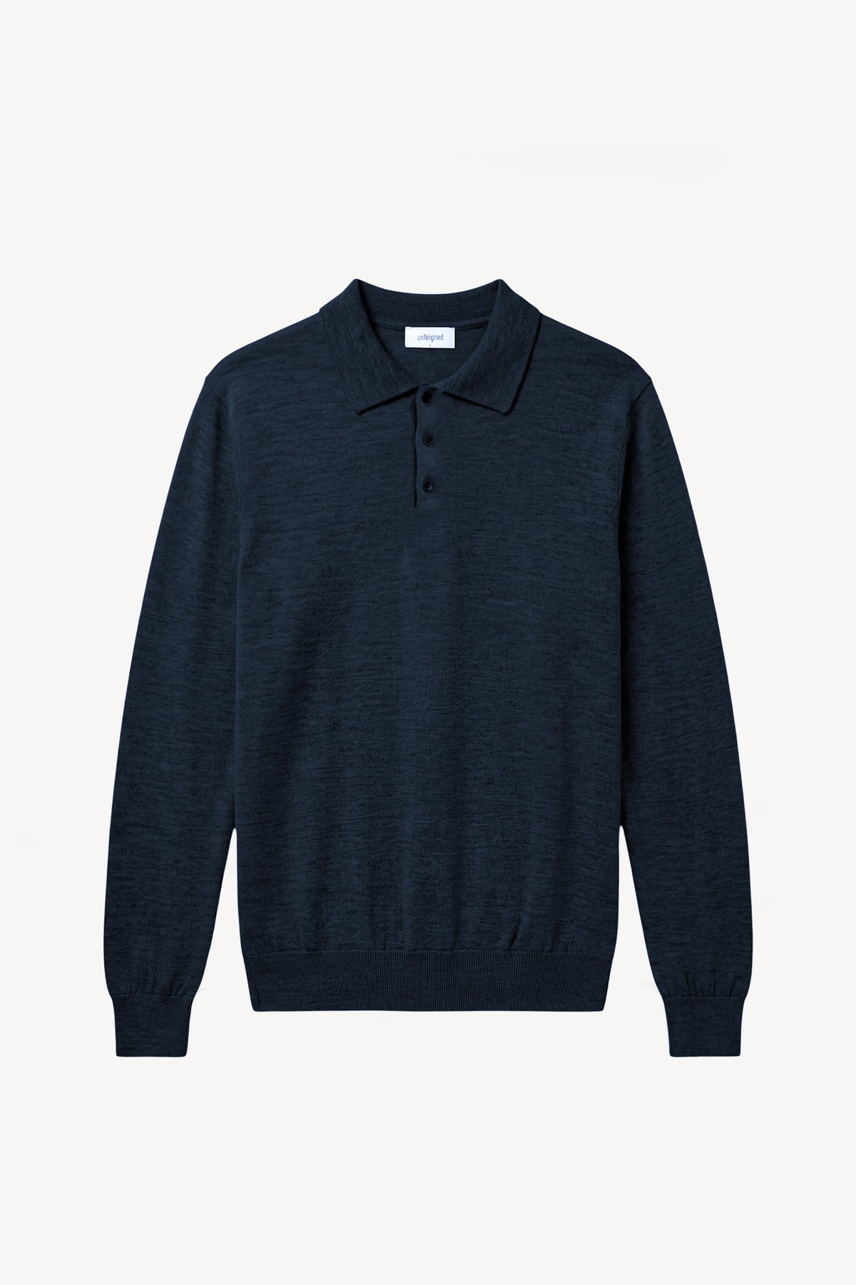 POLO EN LAINE MERINOS MARINE