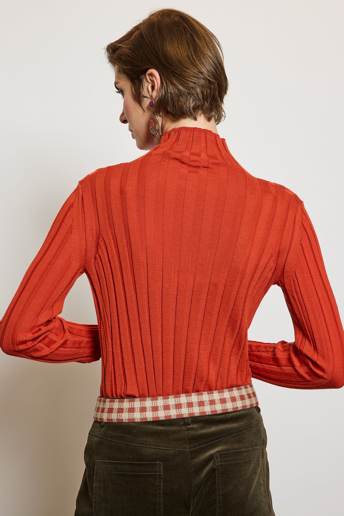 SOCKS SWEATER BRICK