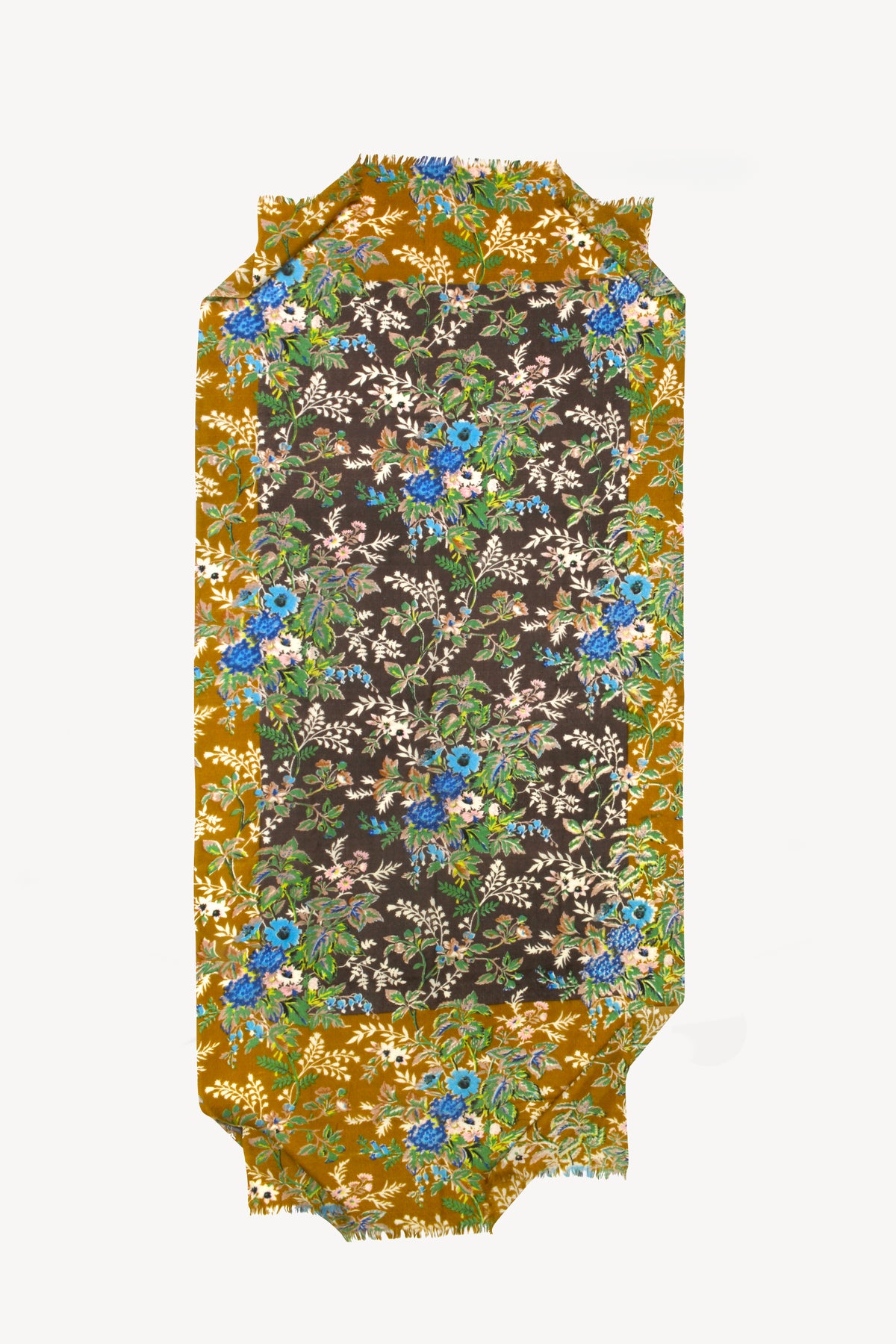 ÉCHARPE À FLEURS CHOCO