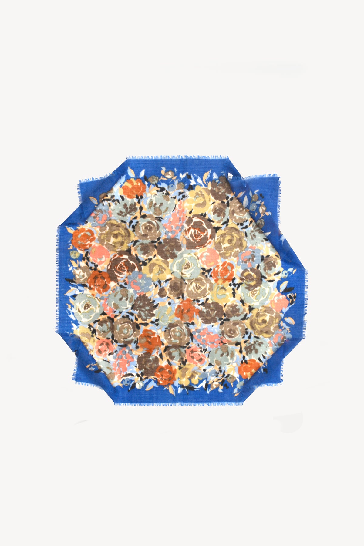 BANDANA FLEURS BLEU