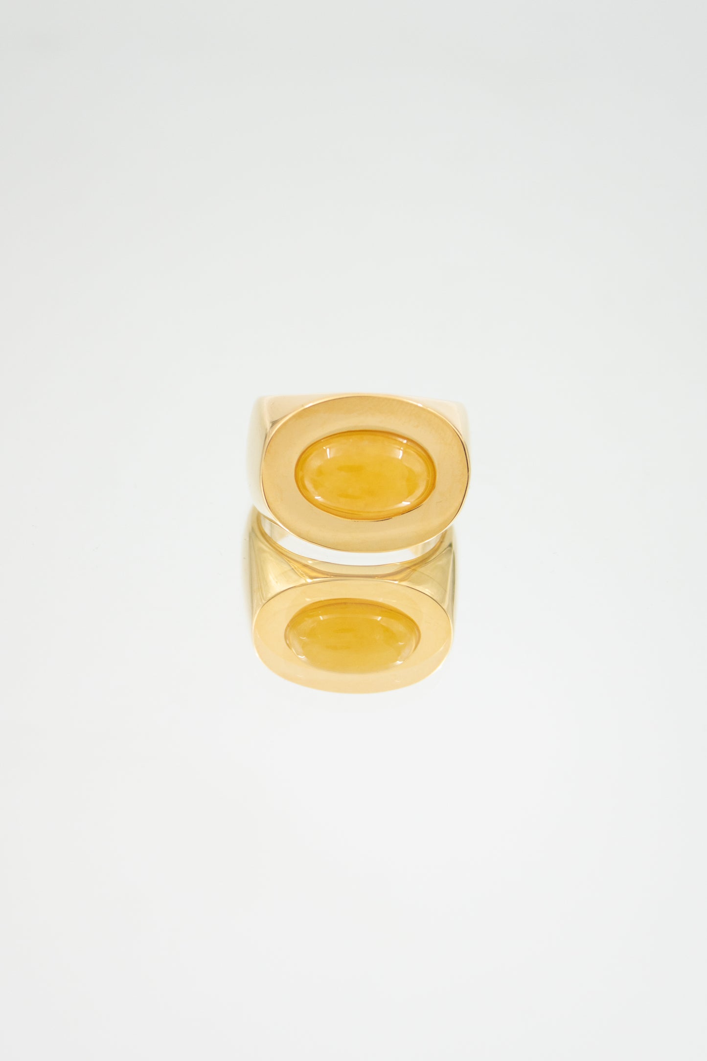 BAGUE UNO OR QUARTZ JAUNE