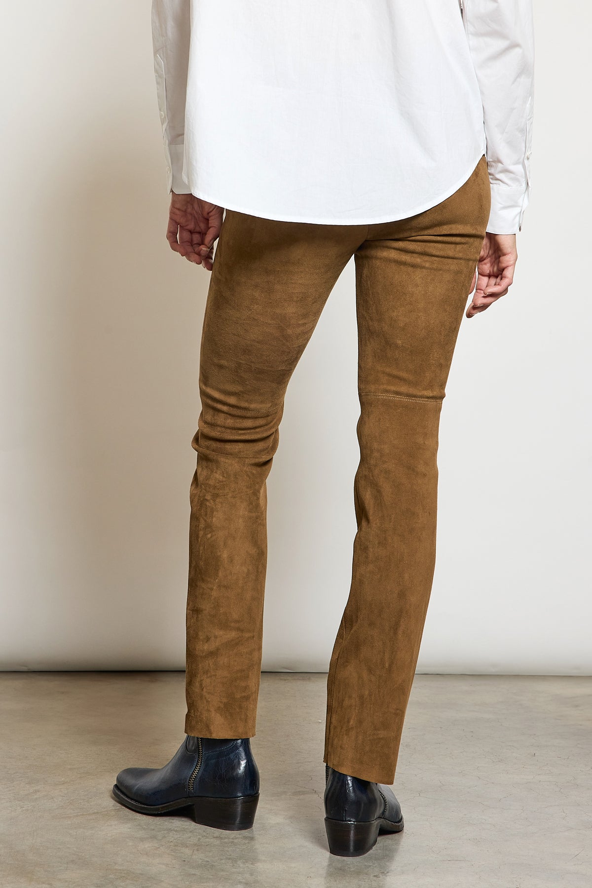 PANTALON EN PEAU STRETCH